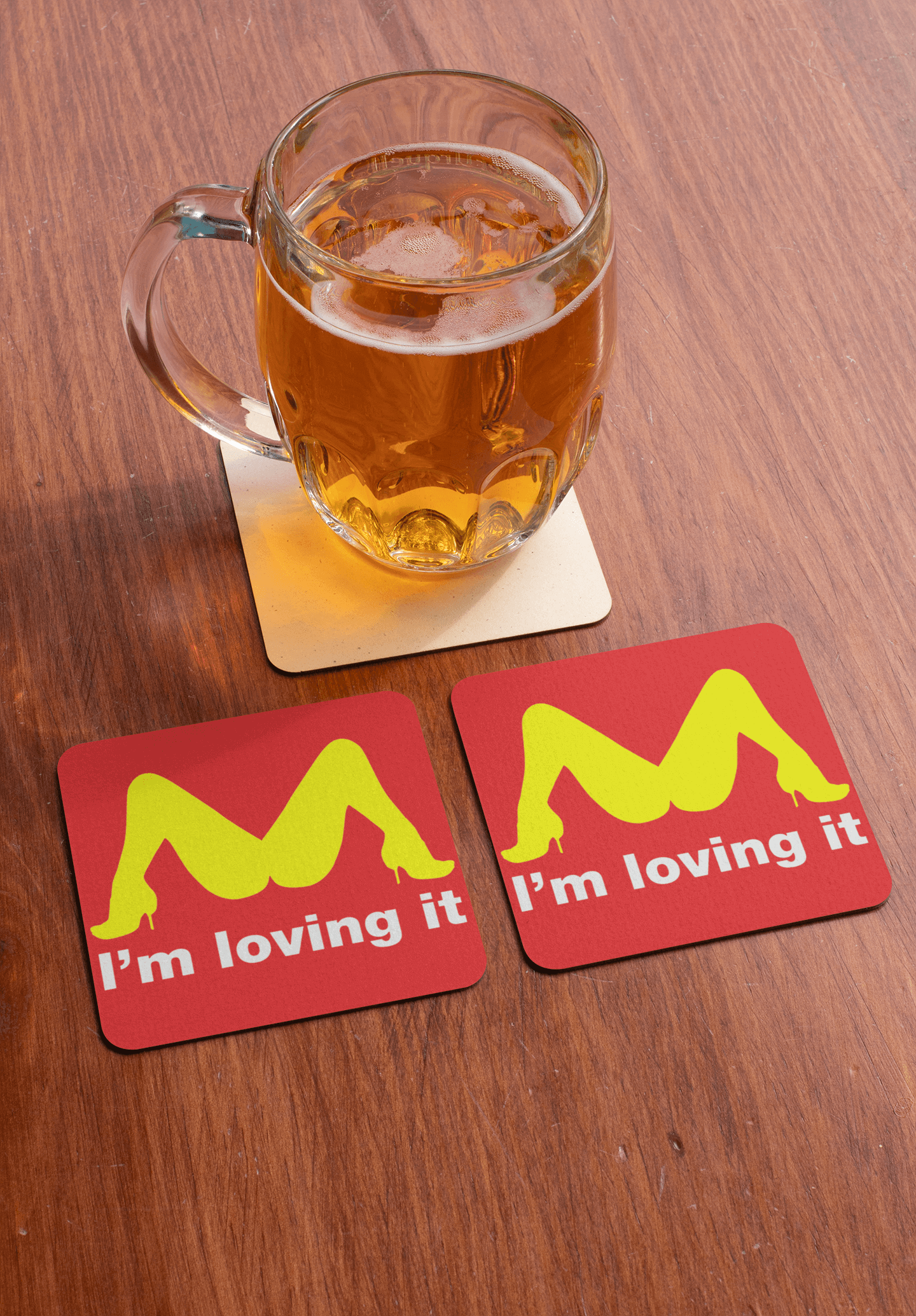 I'm Loving It -  Drink coaster