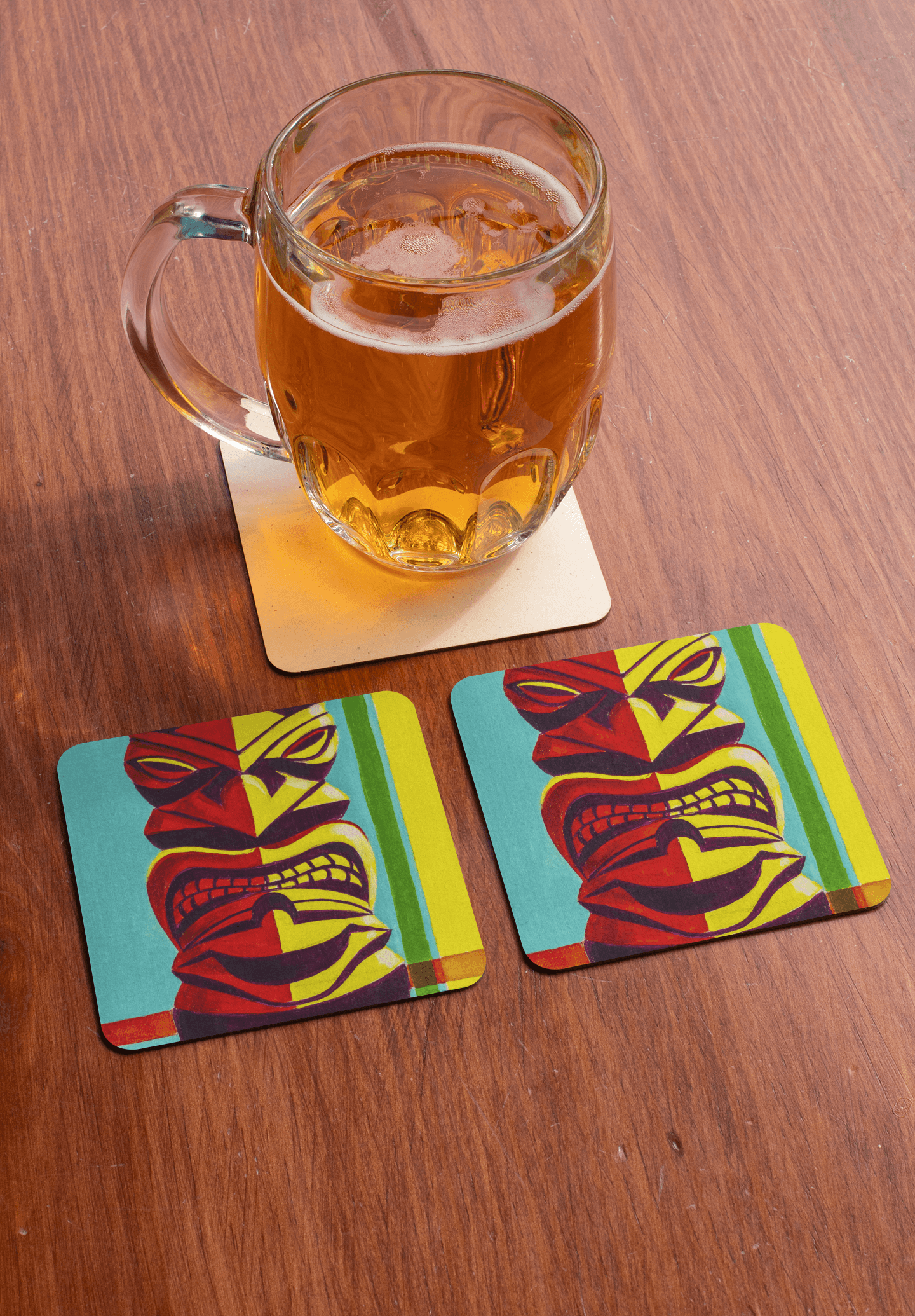 Restless Idol - MaddK Studio - Drink coaster