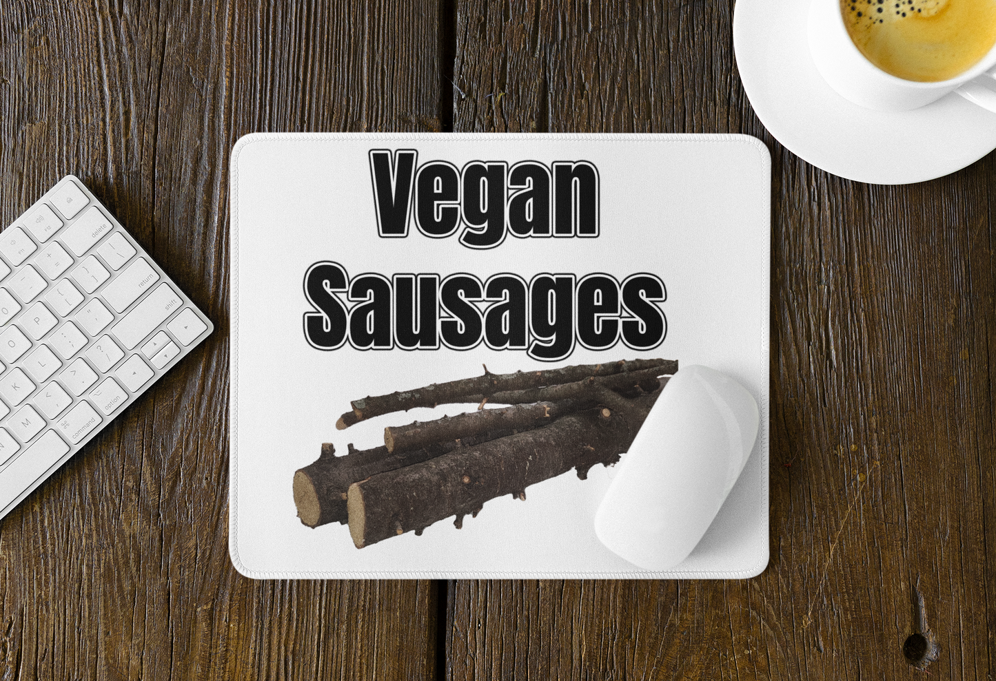 Vegan Sausages Mouse pad delicious gift for dad gift for mom keto meat meat eater pork Sausage tasty vegan