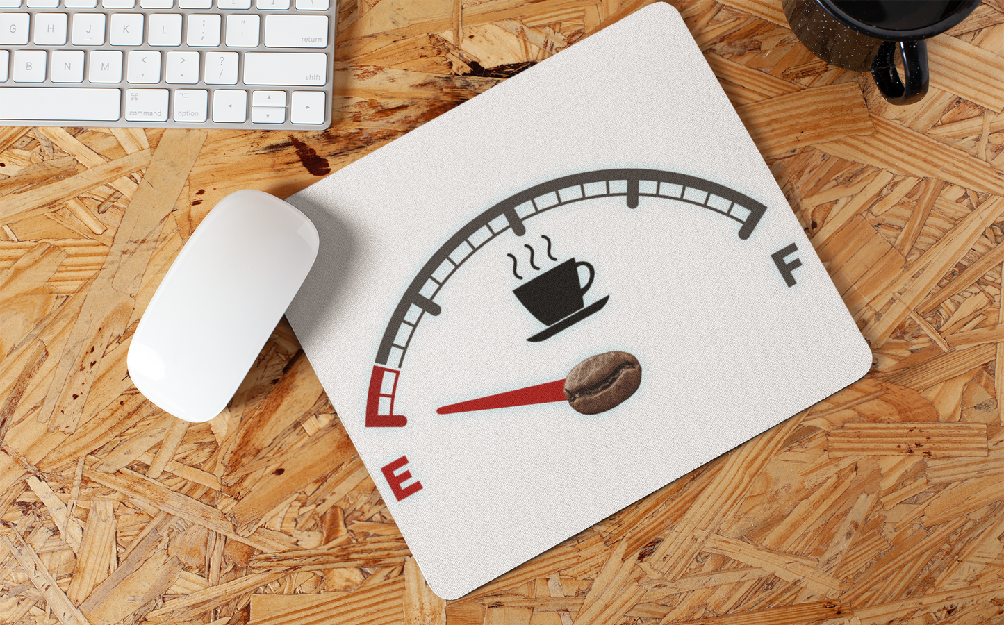 Running on empty, I NEED COFFEE! - Mouse pad Be Awesome coffee coffee bean coffee lover craft coffee custom mouse pad Drink Coffee mouse pad