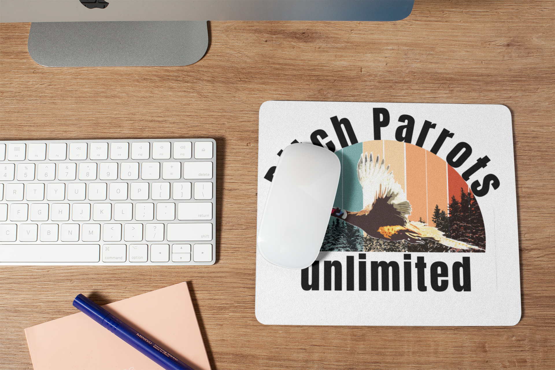 Ditch Parrots Unlimited - Mouse pad All bird dog bird hunting ditch chicken ditch parrot FB hunting parrot pheasant