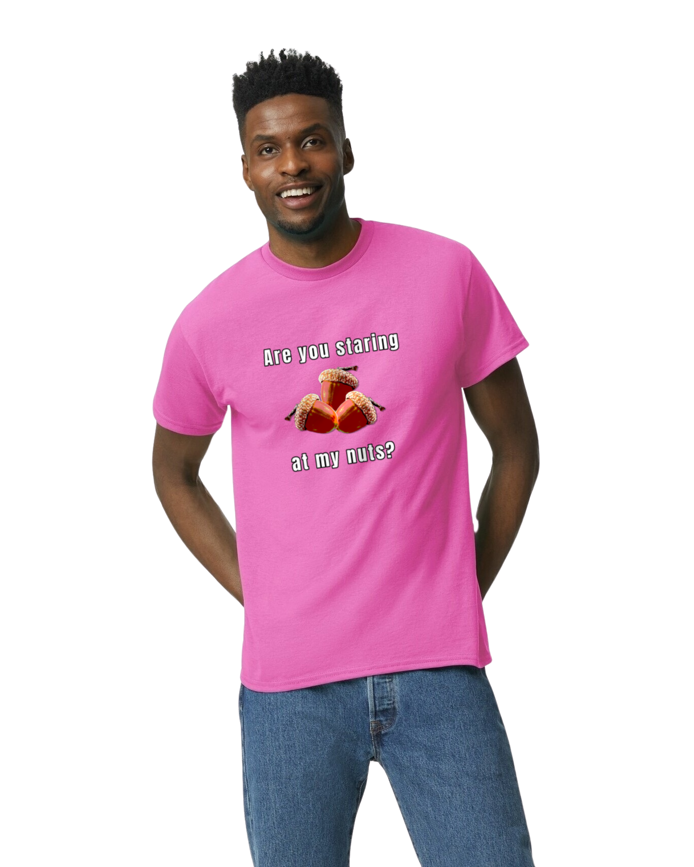 Are you staring at my nuts? unisex T-Shirt balls balls meme ballsack ballsax Christmas gift dads day gift gift for dad gift for grandpa gift for him moms gift Nuts play on words Unique gift