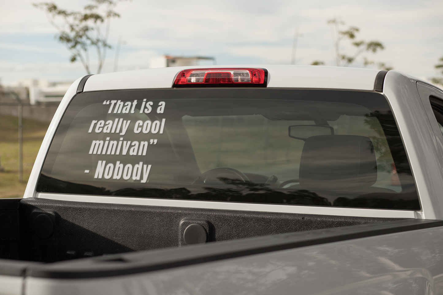 That is a really cool minivan - Nobody- Vinyl decal cool minivan Die cut stickers funny sticker meme sticker minivan sticker stickers vinyl sticker water proof sticker