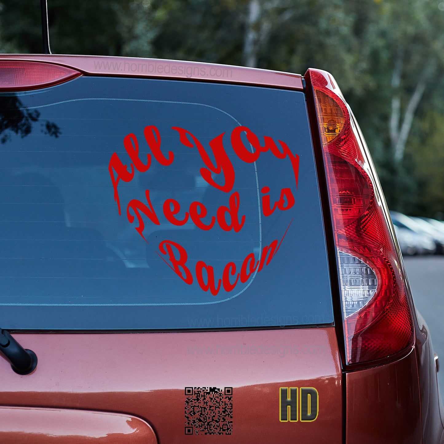 All you need is bacon (love) Vinyl decal All bacon bacon fried bacon grease bacon lover bacon nation bacon wrapped carnivore bacon decal stickers Decals for cars Decals for Trucks eat bacon FB I Love Bacon minivan sticker SUV decals truck decals wake and bacon window decal car Window decals window decor