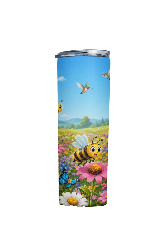Blissfully happy- 20 ounce stainless steel tumbler All bigfoot coworker gift FB funny Funny Gifts gift for her Gift For Her Him mothers day gift nature stocking stuffer