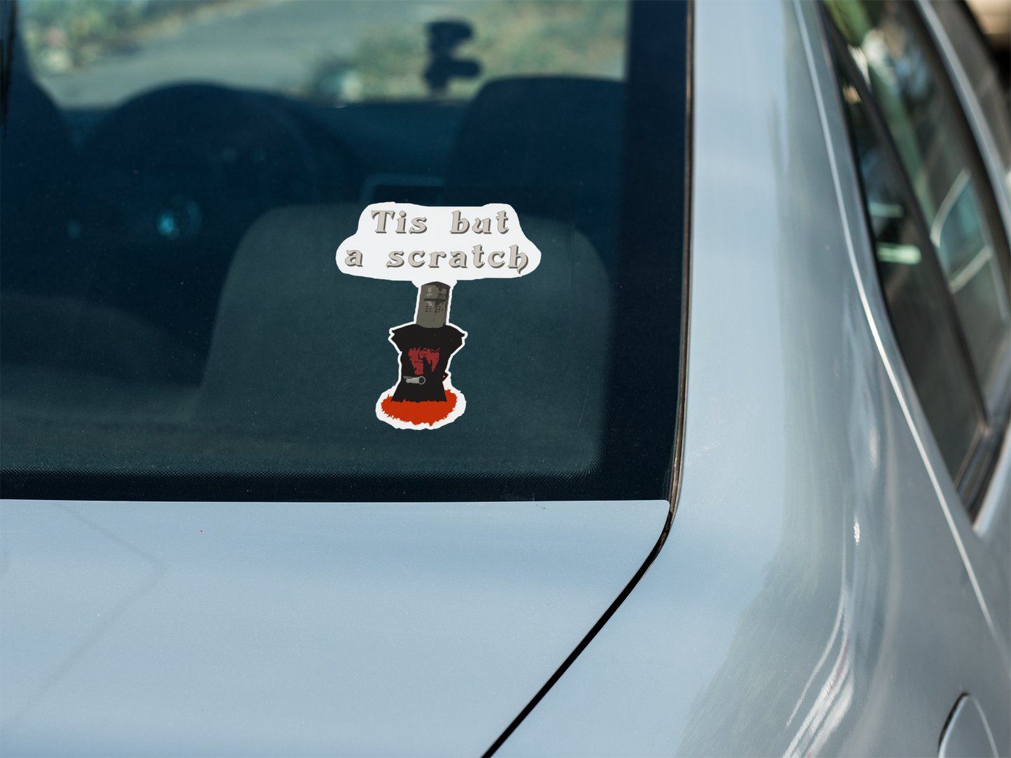 Tis but a scratch - Bubble-free stickers