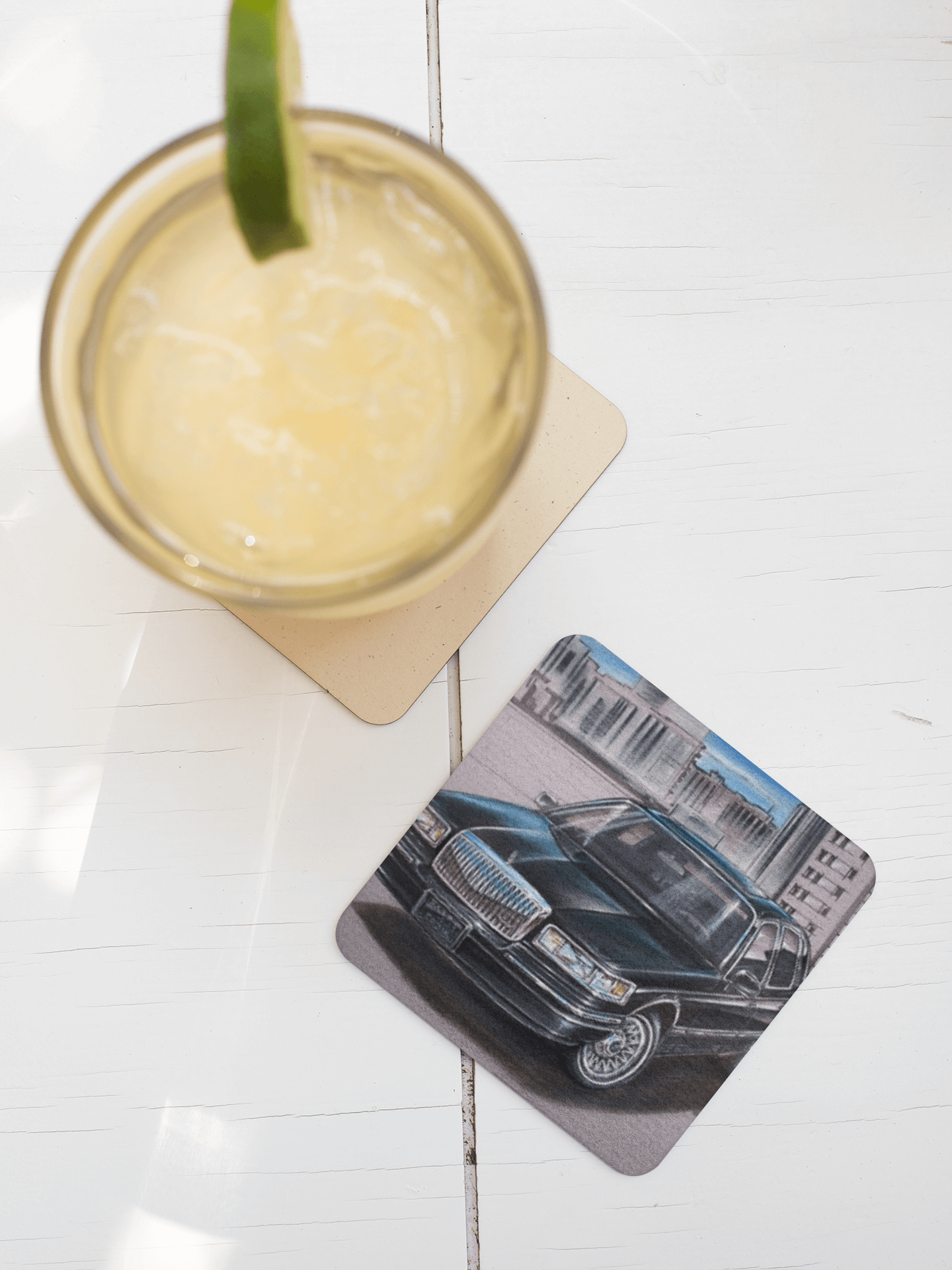 MSP town car - MaddK Studio - Drink coaster