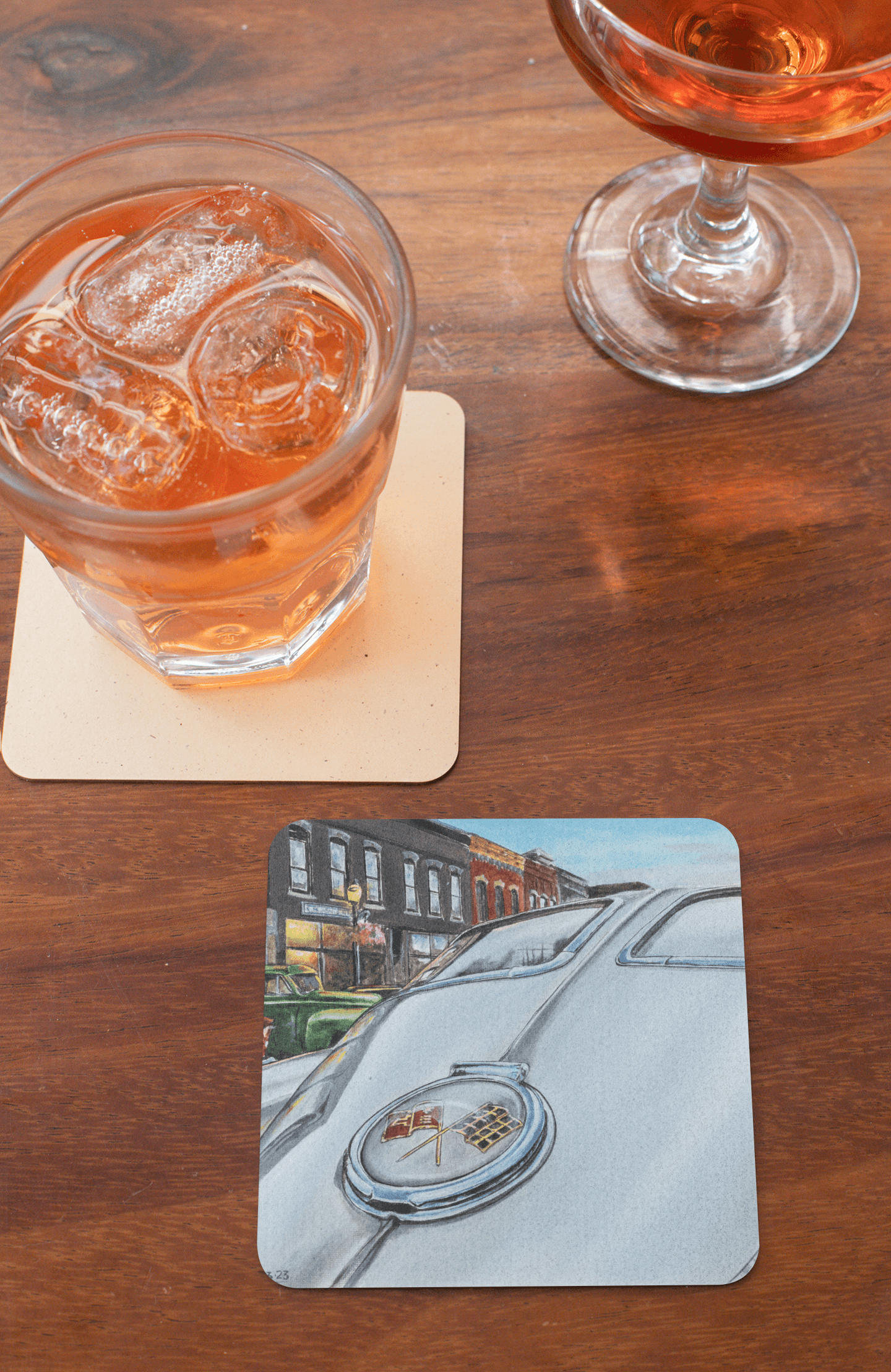 Split Window - MaddK Studio - Drink coaster