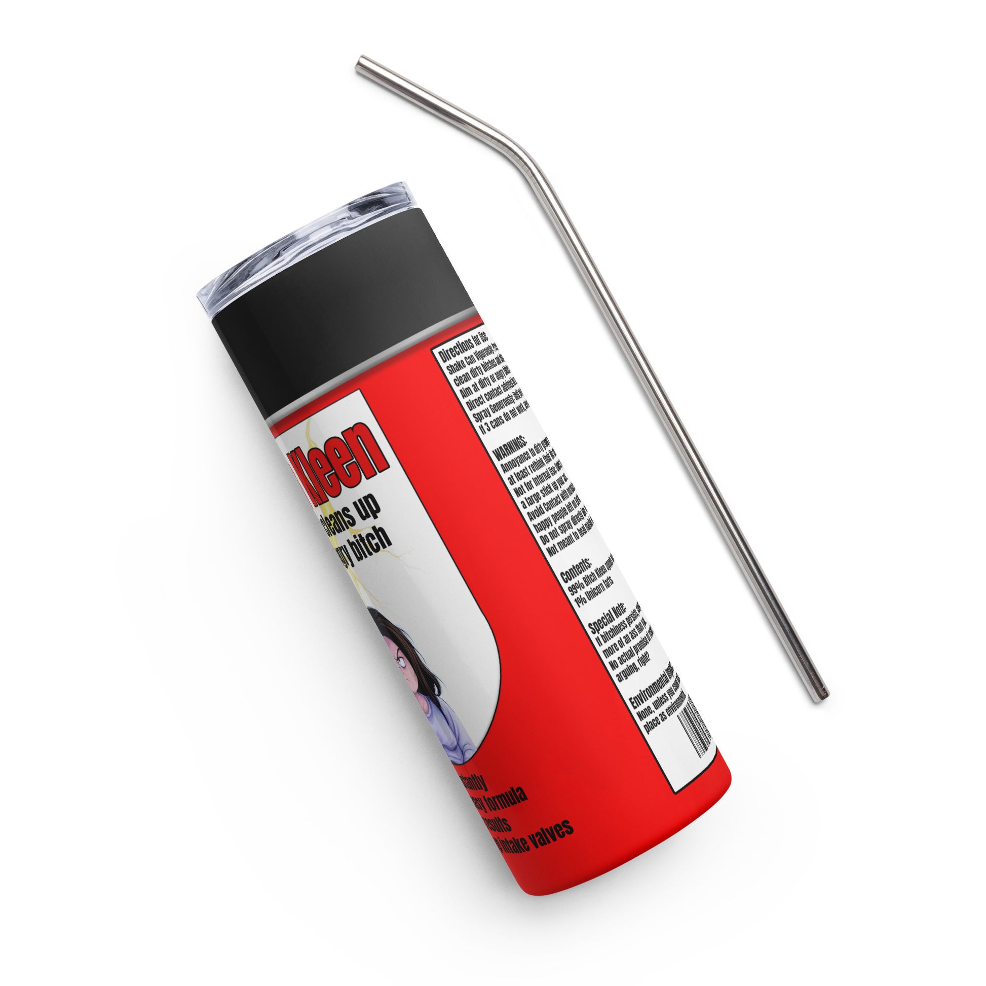 Bitch Kleen 20 ounce stainless steel tumbler All coworker gift FB funny Funny Gifts funny mothers day gift for her Gift For Her Him mothers day gift stocking stuffer