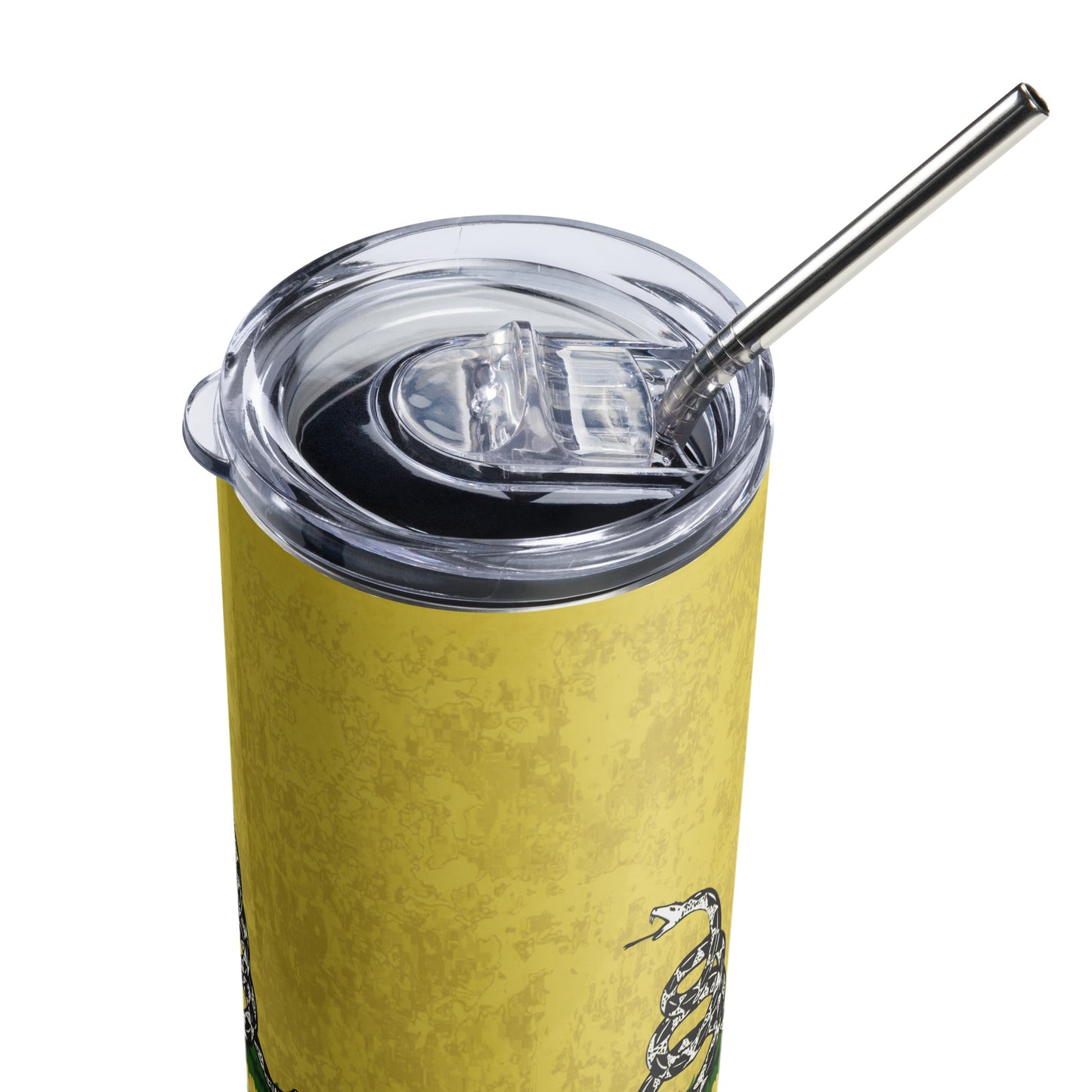 Don't tread on me 20 ounce tumbler fathers day freedom gadsden Gadsden flag Gadsden snake libertarian liberty mothers day gift stocking stuffer