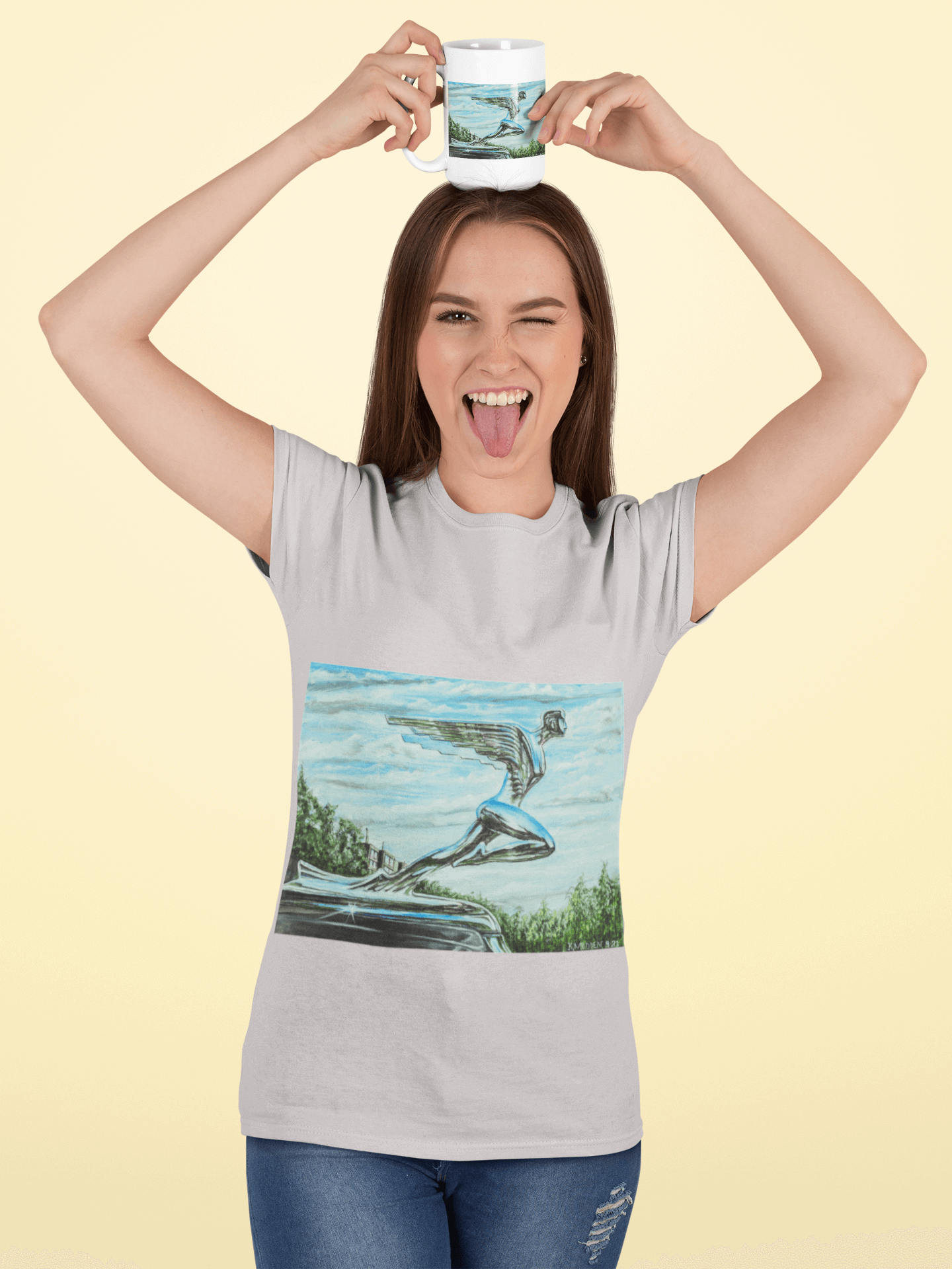 Flying HIgh- MaddK Studio  - Unisex Short-Sleeve T-Shirt