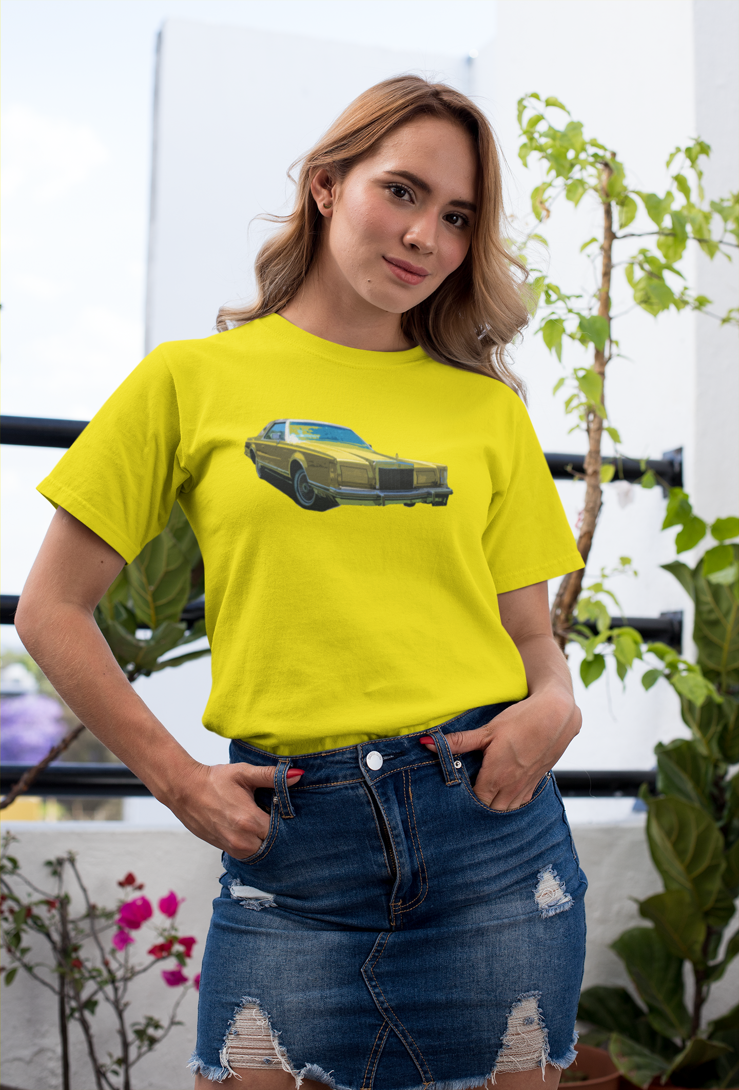 77 | 79 Yellow Lincoln Continental unisex T-Shirt All car guy gift Christmas gift FB Feral ford funny shirt gift for mom gift for wife Lincoln Car Lincoln Continental T-Shirt Unique gift