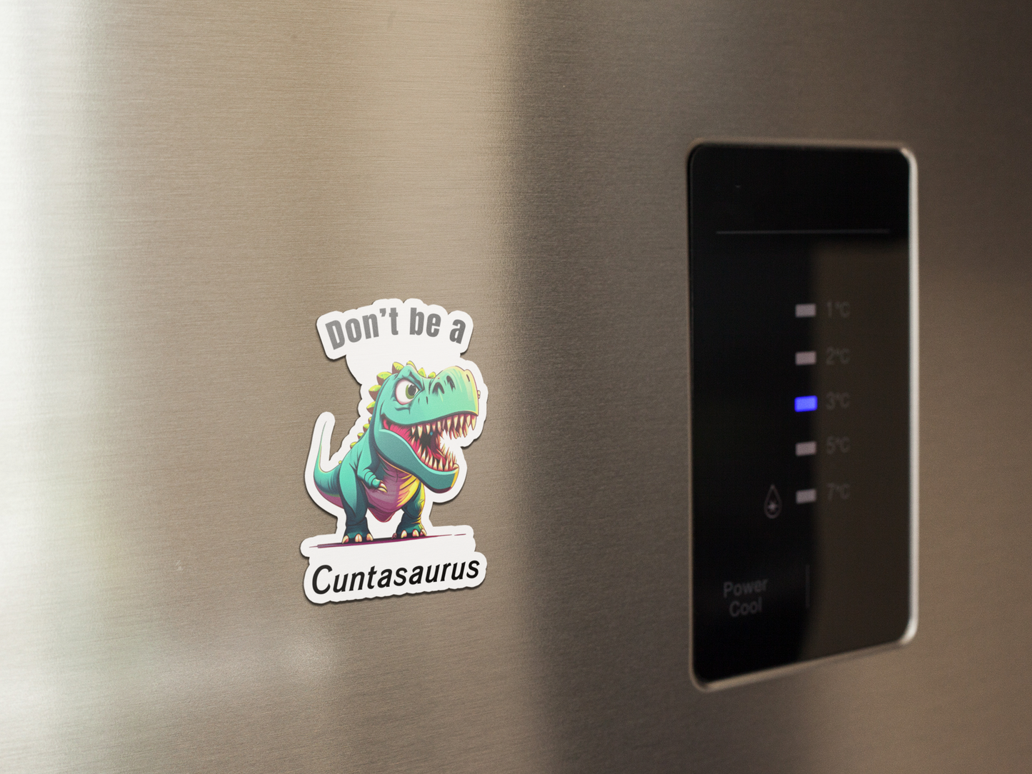 Don't be a cuntasaurus refrigerator magnet All family FB Fridge magnet funny gift for mom gift for wife Handmade Kitchen decor magnet Magnetic clip Magnetic photo holder Modern design Note holder Office accessory Reminder board Shopping list Strong magnet Unique gift