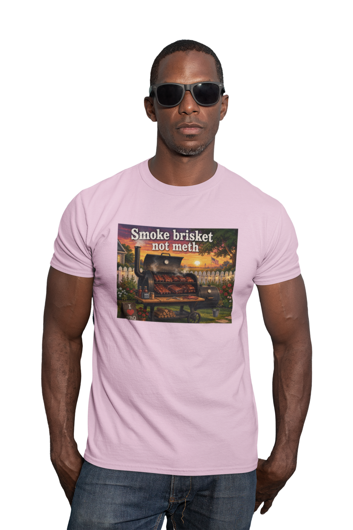 Smoke brisket not meth v2 unisex T-Shirt carnivore carnivore diet Carnivore WOE Christmas gift Fathers Day Shirt funny shirt gift for dad gift for grandpa gift for mom keto meat meat diet meat eater T-Shirt Unique gift
