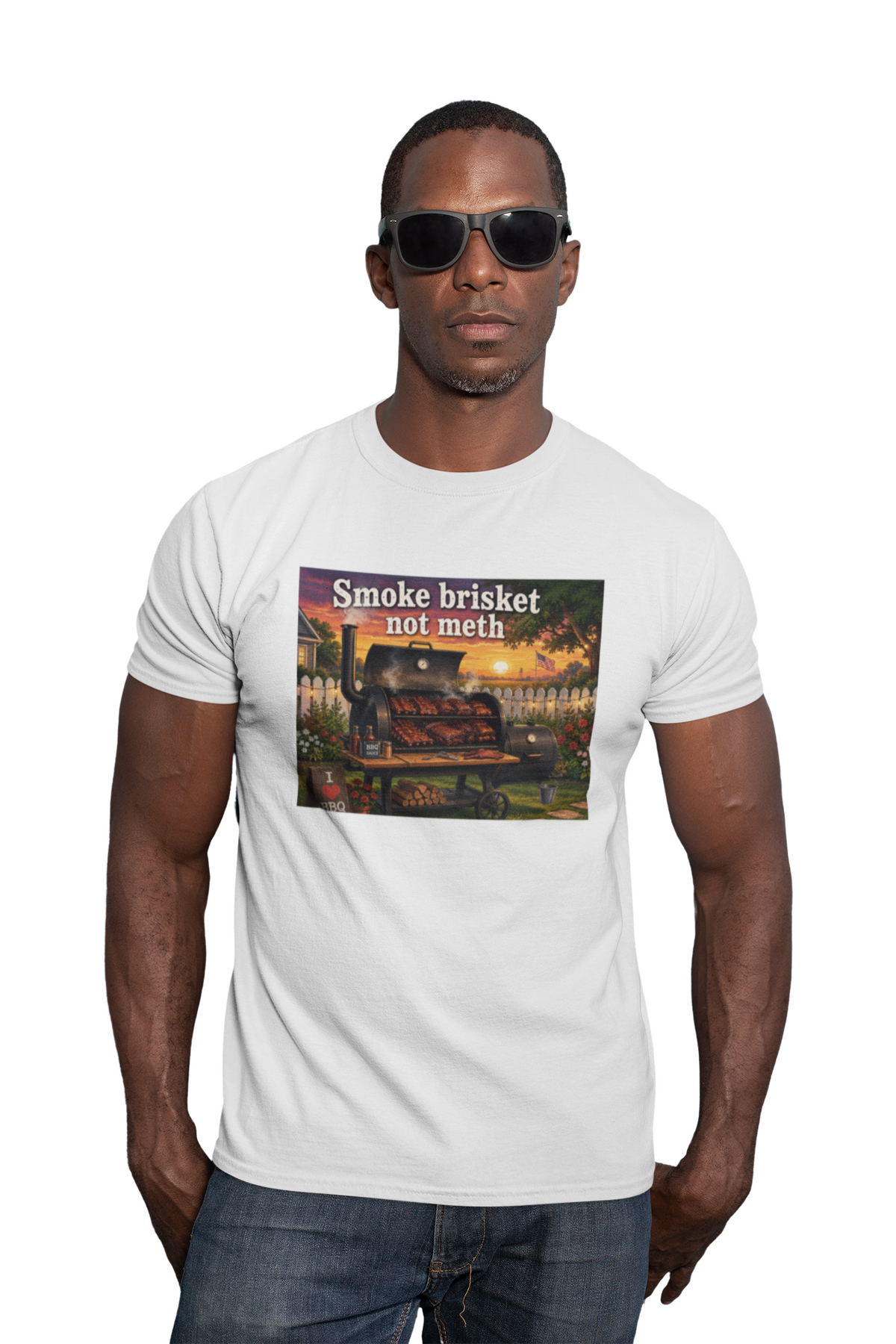 Smoke brisket not meth v2 unisex T-Shirt carnivore carnivore diet Carnivore WOE Christmas gift Fathers Day Shirt funny shirt gift for dad gift for grandpa gift for mom keto meat meat diet meat eater T-Shirt Unique gift