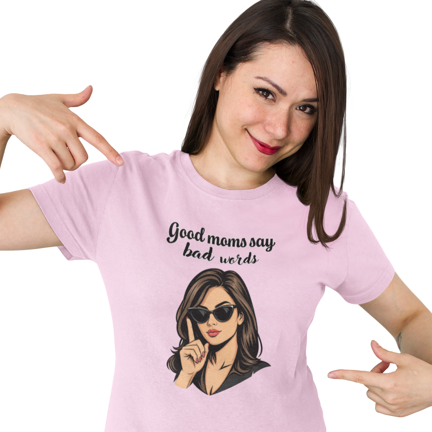 Good moms say bad words unisex T-Shirt All Christmas gift funny shirt gift for grandpa gift for mom gift for wife raunchy T-Shirt Unique gift