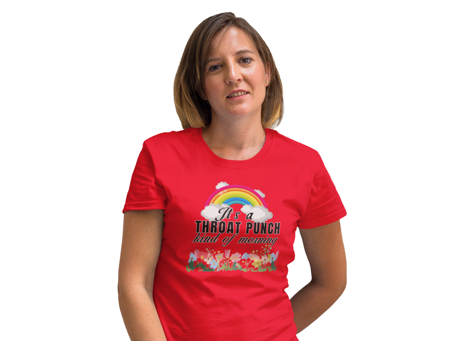 It's a throat punch kind of morning unisex T-Shirt All Christmas gift funny shirt gift for grandpa gift for mom gift for wife raunchy T-Shirt Unique gift