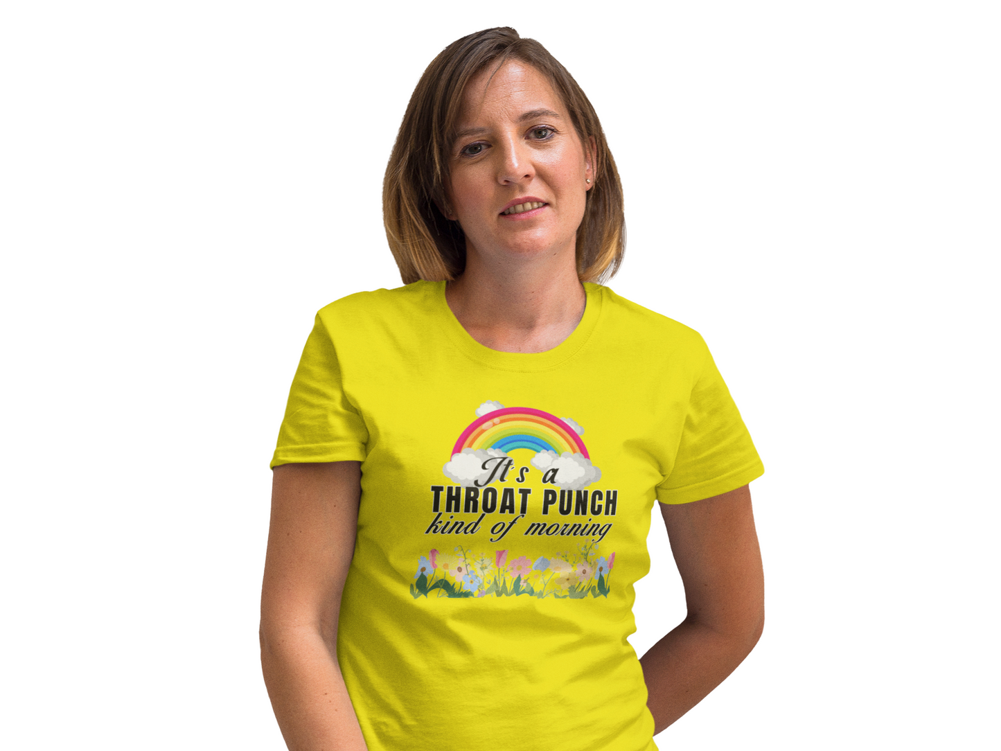 It's a throat punch kind of morning unisex T-Shirt All Christmas gift funny shirt gift for grandpa gift for mom gift for wife raunchy T-Shirt Unique gift