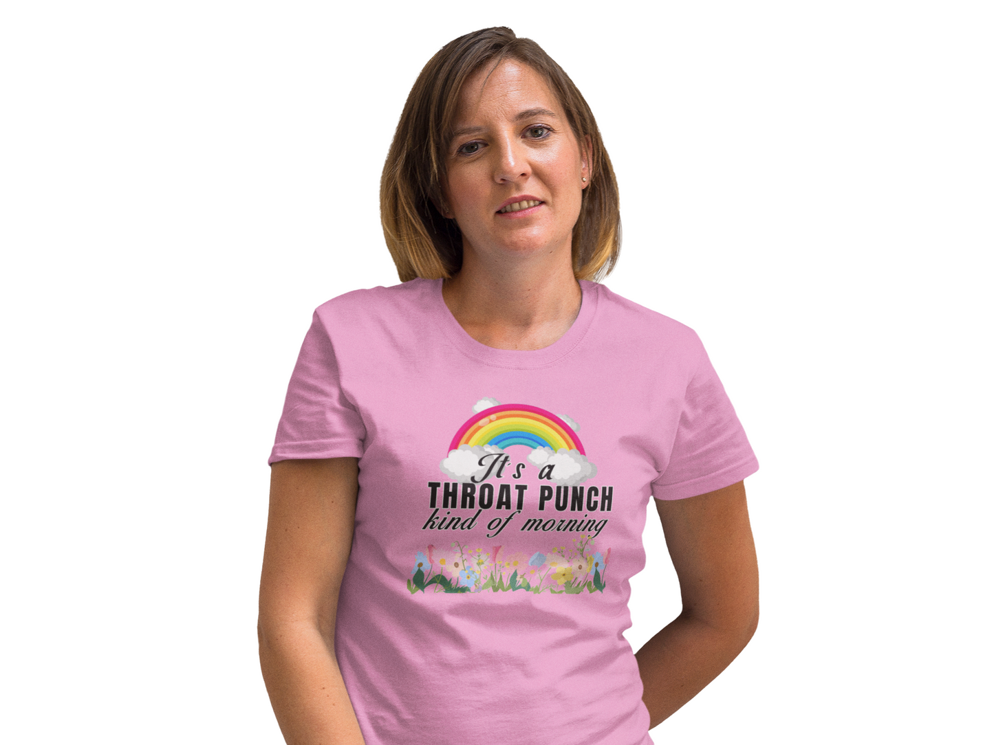 It's a throat punch kind of morning unisex T-Shirt All Christmas gift funny shirt gift for grandpa gift for mom gift for wife raunchy T-Shirt Unique gift
