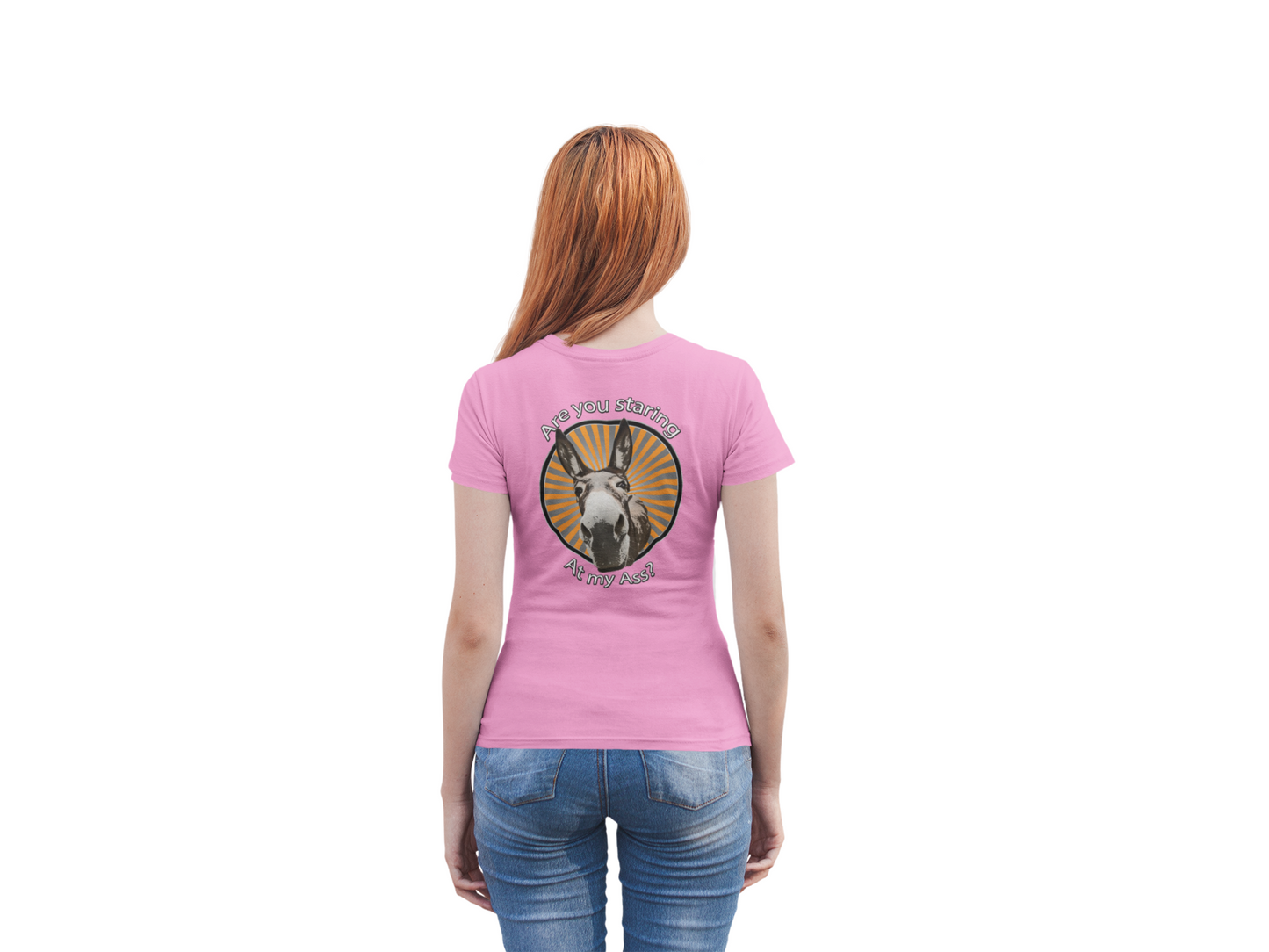 Are you staring at my ass? Unisex T-Shirt All ass christmas Christmas gift cute ass dads day gift donkey FB gift for dad gift for grandpa gift for her gift for him gift for mom gift for sister gift for wife little donkey moms gift Unique gift