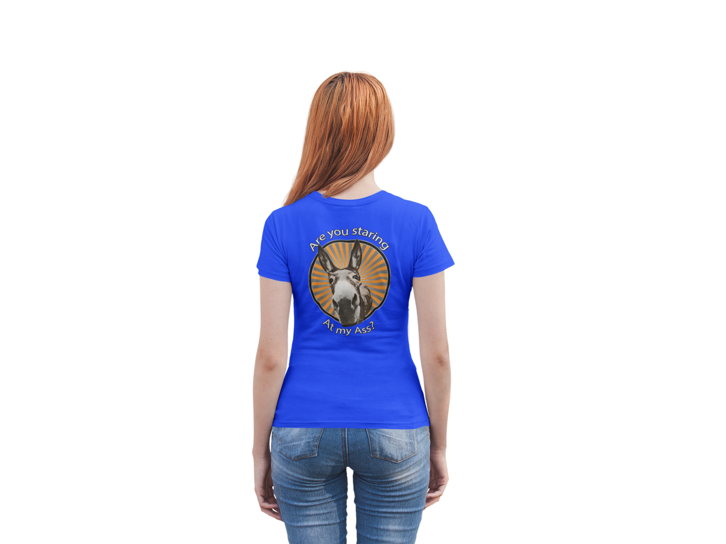 Are you staring at my ass? Unisex T-Shirt All ass christmas Christmas gift cute ass dads day gift donkey FB gift for dad gift for grandpa gift for her gift for him gift for mom gift for sister gift for wife little donkey moms gift Unique gift