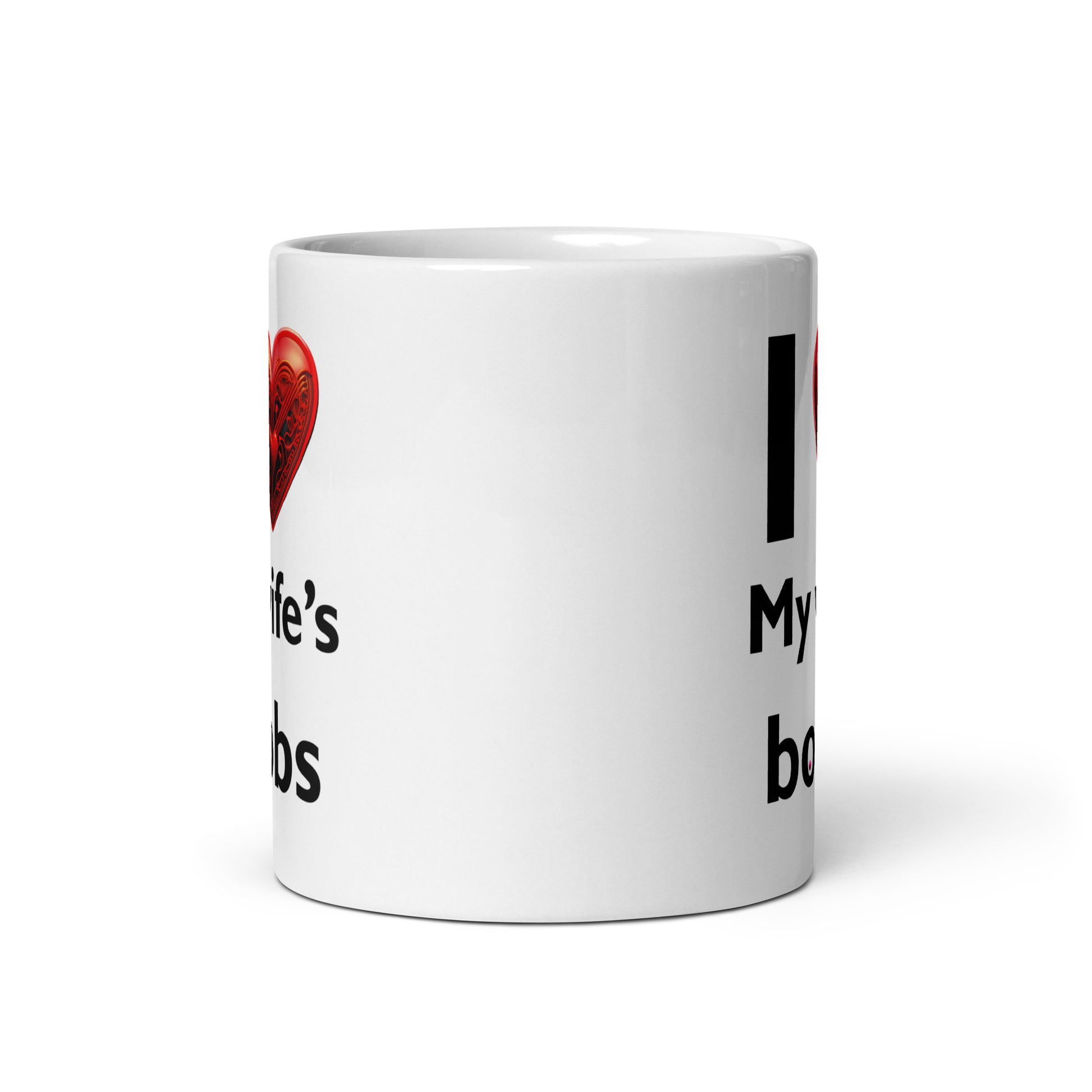 I love my wife's boobs - White glossy mug adult mug All birthday gift boss gift Christmas gift co-worker gift coffee mug coworker gift custom mug dads day gift dishwasher safe mug FB fiance gift funny coffee mug funny mug gift for dad gift for grandpa gift for her gift for him gift for husband gift for mom gift for wife gift idea mug Unique gift
