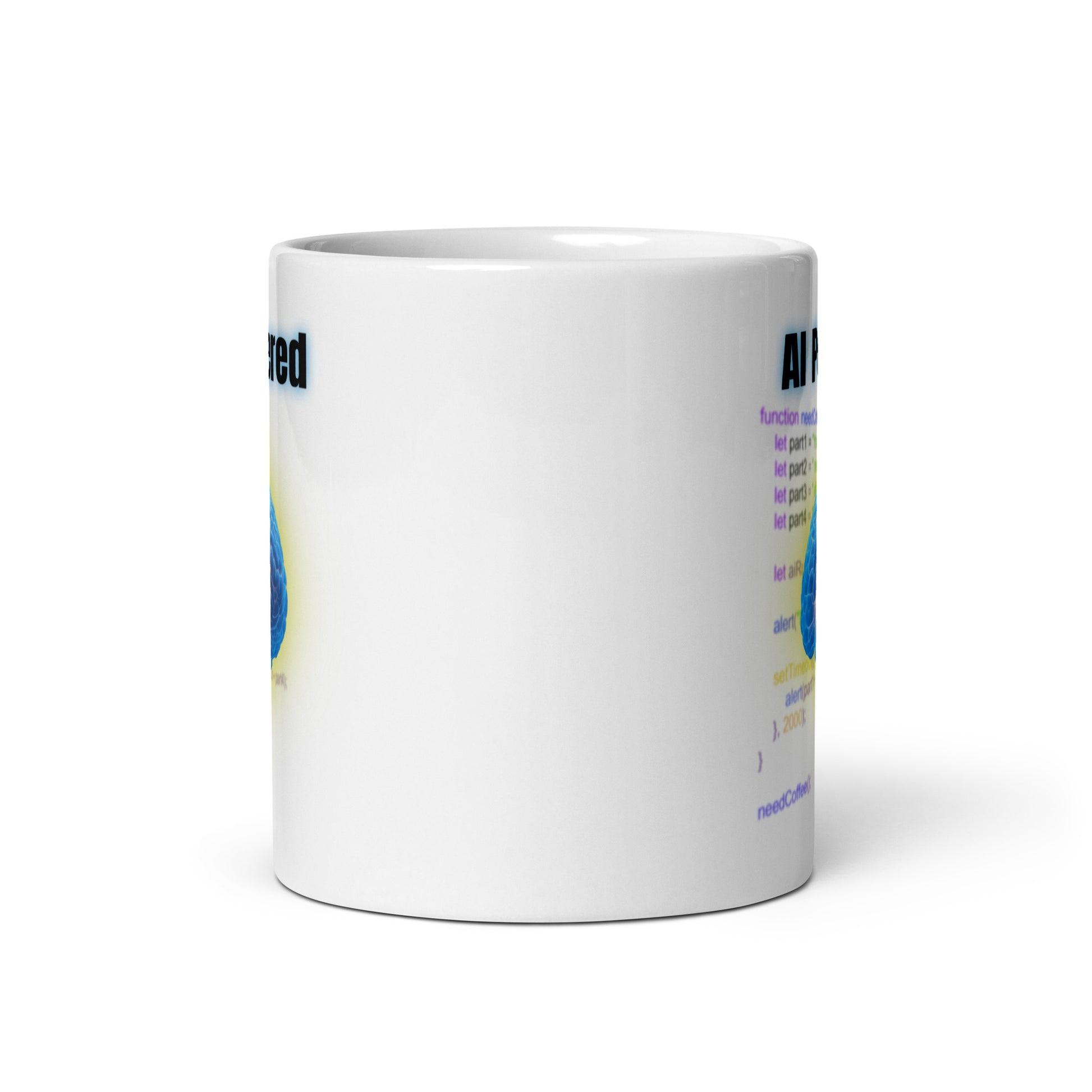 A.I. Powered mug AI All Artificial Ingelligence BlueSky Coffee Time dad dad jokes dads day dads day gift fathers day FB Funny Sarcastic Mug gift for dad Mocha stocking stuffer