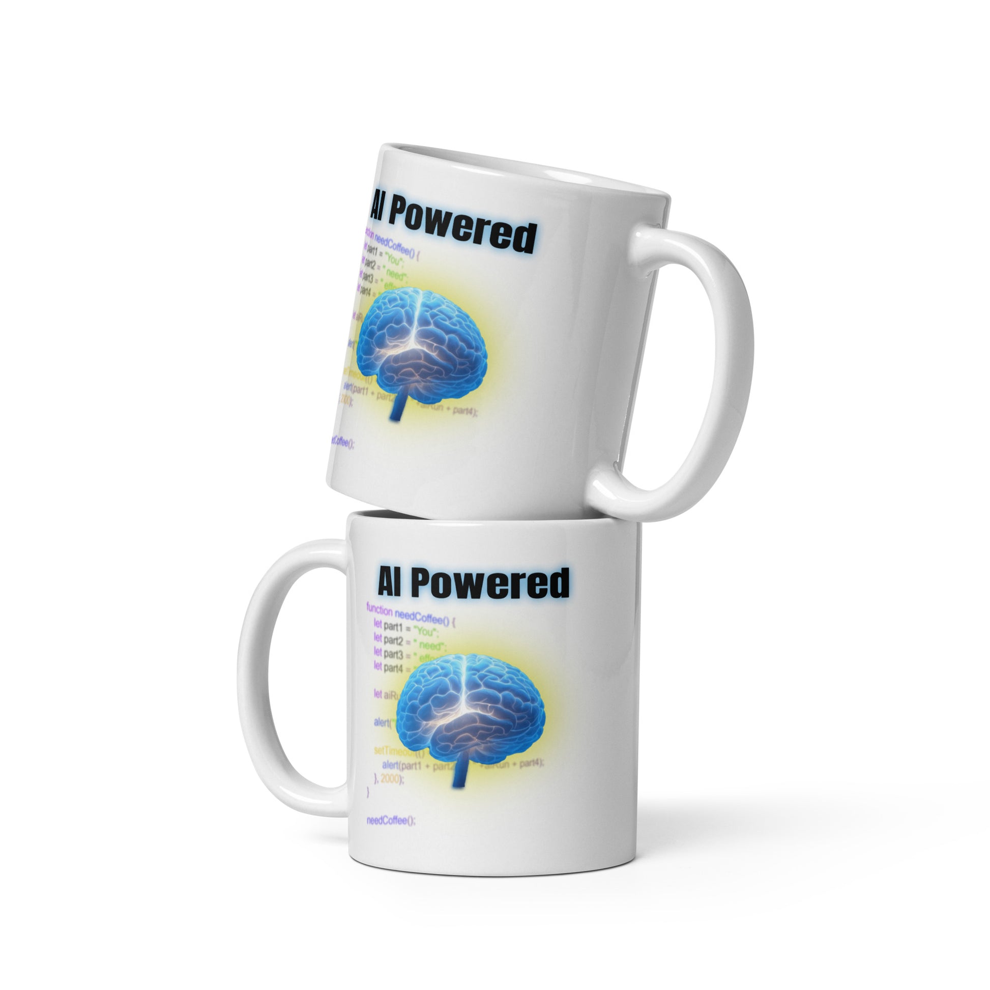 A.I. Powered mug AI All Artificial Ingelligence BlueSky Coffee Time dad dad jokes dads day dads day gift fathers day FB Funny Sarcastic Mug gift for dad Mocha stocking stuffer