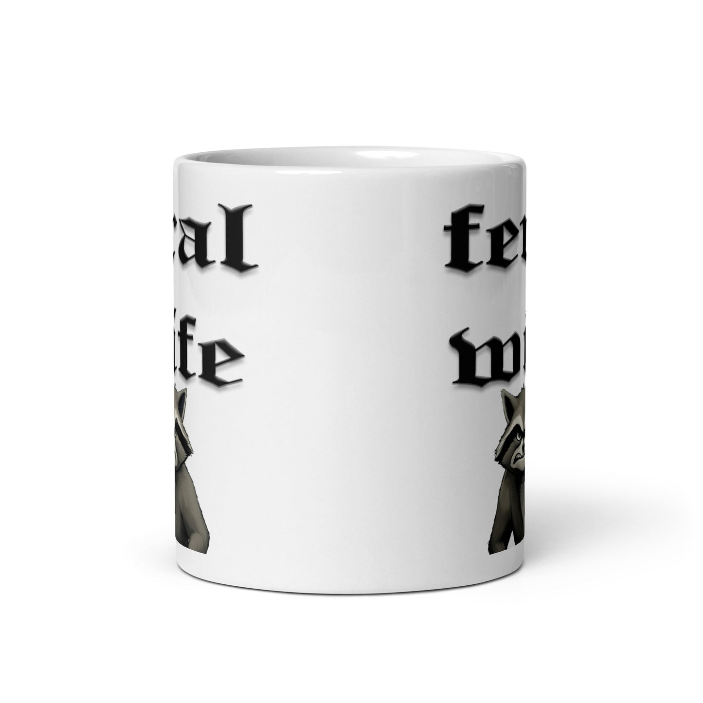 Feral Wife mug All Coffee Time FB Feral Wife funny mothers day Funny Sarcastic Mug gift for mom gift for wife Mocha mothers day mothers day gift mothers day mug stocking stuffer