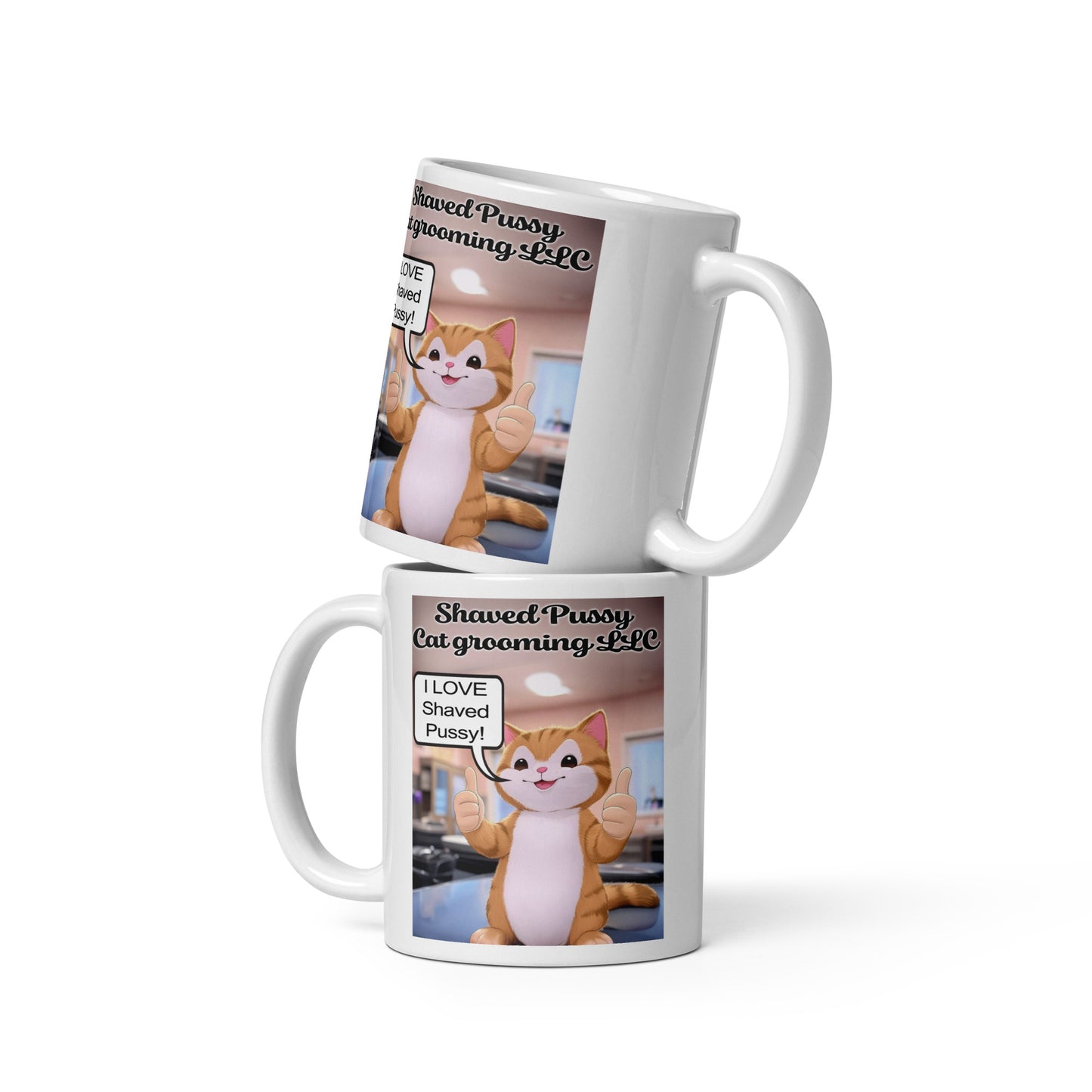 Shaved Pussy Cat Grooming LLC funny mug