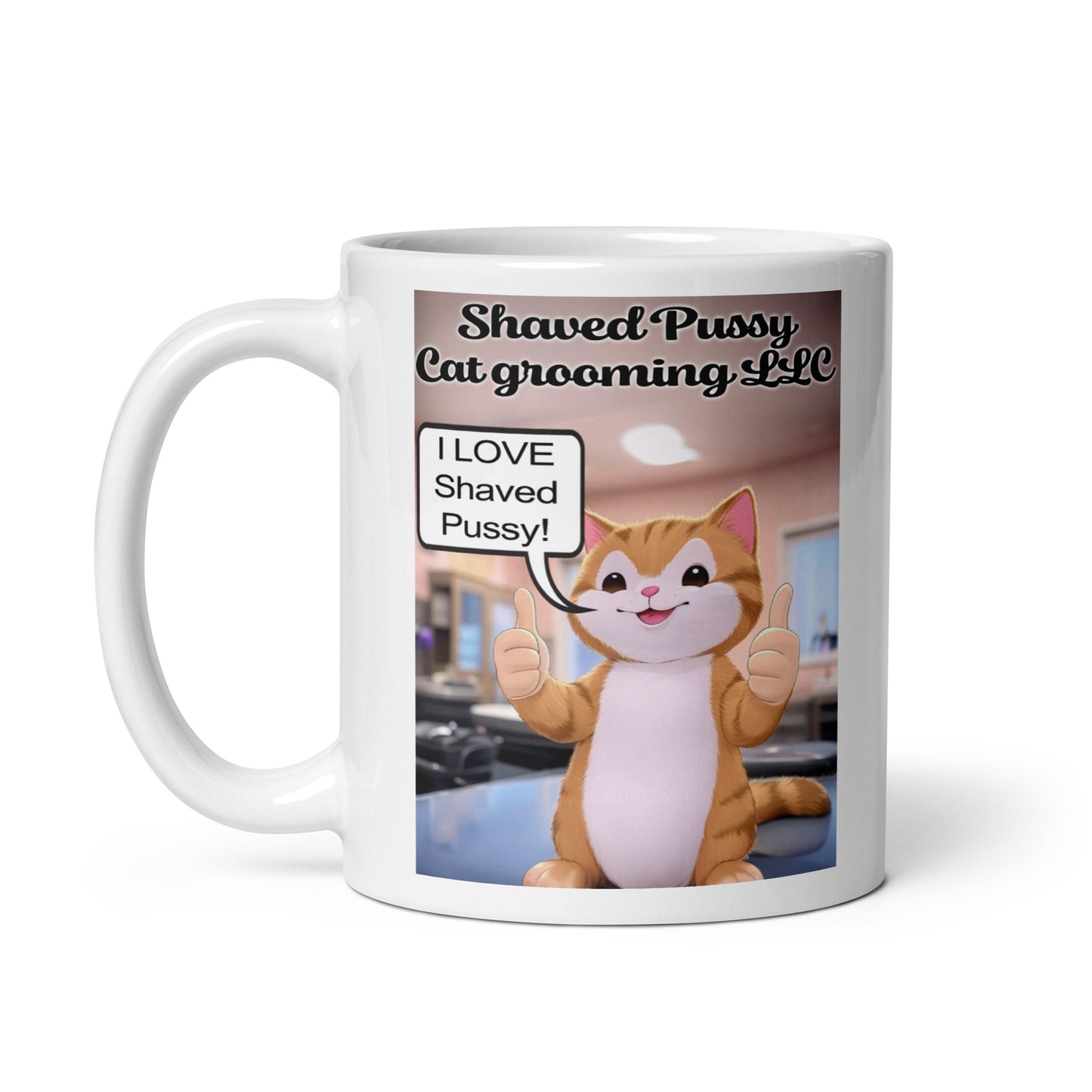 Shaved Pussy Cat Grooming LLC funny mug