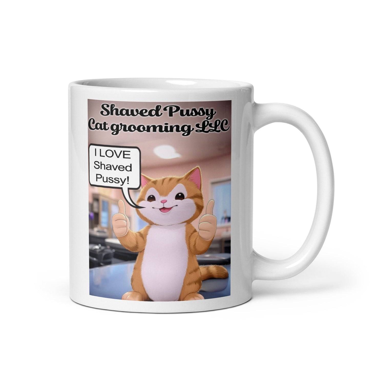Shaved Pussy Cat Grooming LLC funny mug