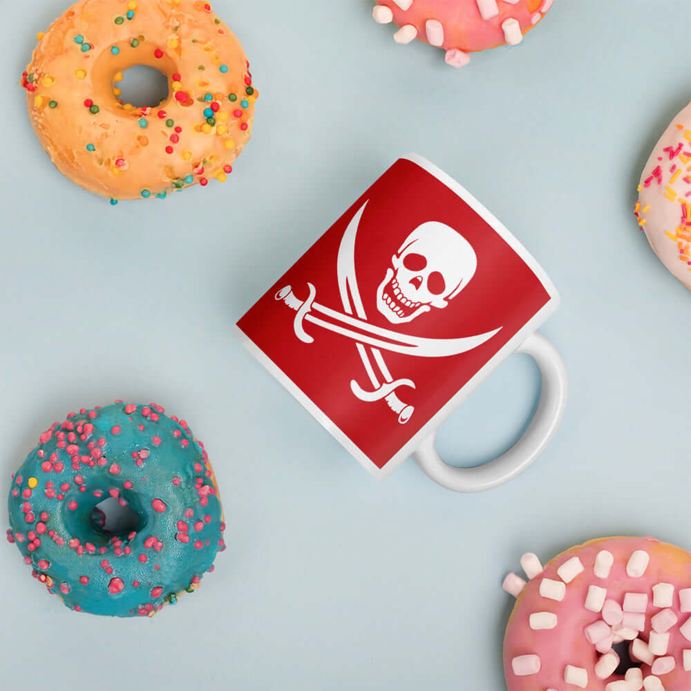 Pirate Mug - No Quarter. All Caffeine Coffee Addiction Coffee Beans Coffee Break Coffee Humor Coffee is Life Coffee Lover Coffee Shop Coffee Snob Coffee Time Espresso FB Funny Quotes Humor Java Latte Mocha Morning No quarter pirate pirate flag pirate mug Procaffeinating Sarcasm Wordplay