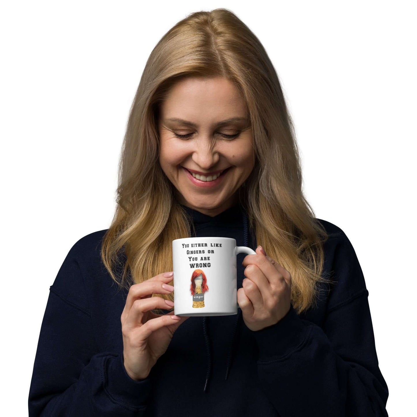 You either like gingers or you are wrong - White glossy mug