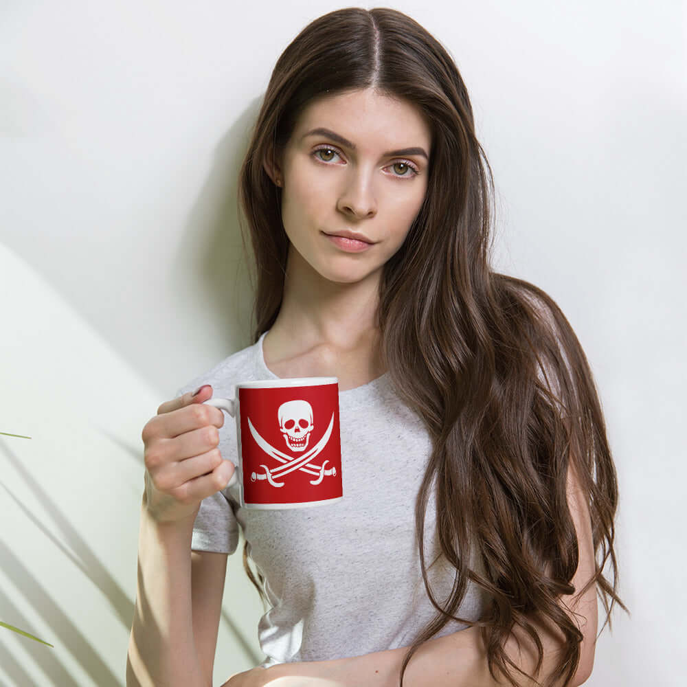 Pirate Mug - No Quarter. All Caffeine Coffee Addiction Coffee Beans Coffee Break Coffee Humor Coffee is Life Coffee Lover Coffee Shop Coffee Snob Coffee Time Espresso FB Funny Quotes Humor Java Latte Mocha Morning No quarter pirate pirate flag pirate mug Procaffeinating Sarcasm Wordplay
