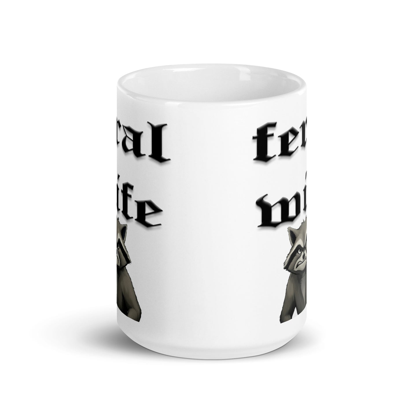 Feral Wife mug All Coffee Time FB Feral Wife funny mothers day Funny Sarcastic Mug gift for mom gift for wife Mocha mothers day mothers day gift mothers day mug stocking stuffer
