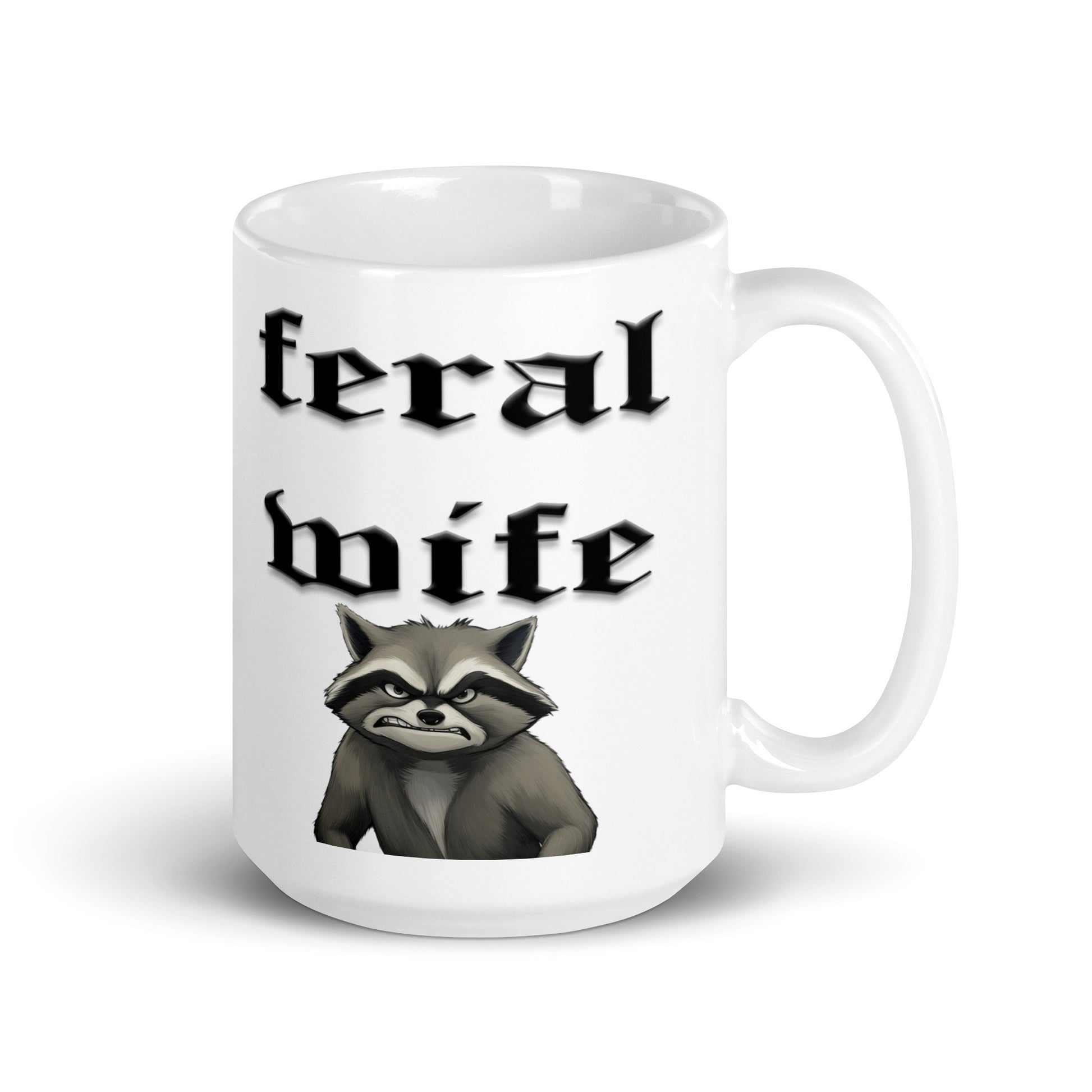 Feral Wife mug All Coffee Time FB Feral Wife funny mothers day Funny Sarcastic Mug gift for mom gift for wife Mocha mothers day mothers day gift mothers day mug stocking stuffer