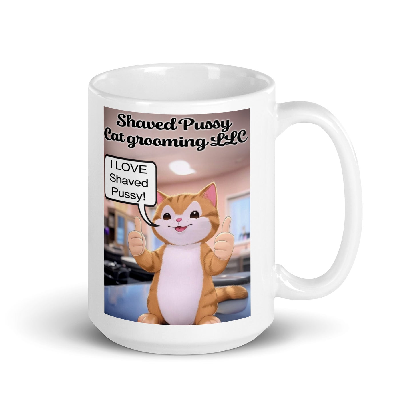 Shaved Pussy Cat Grooming LLC funny mug