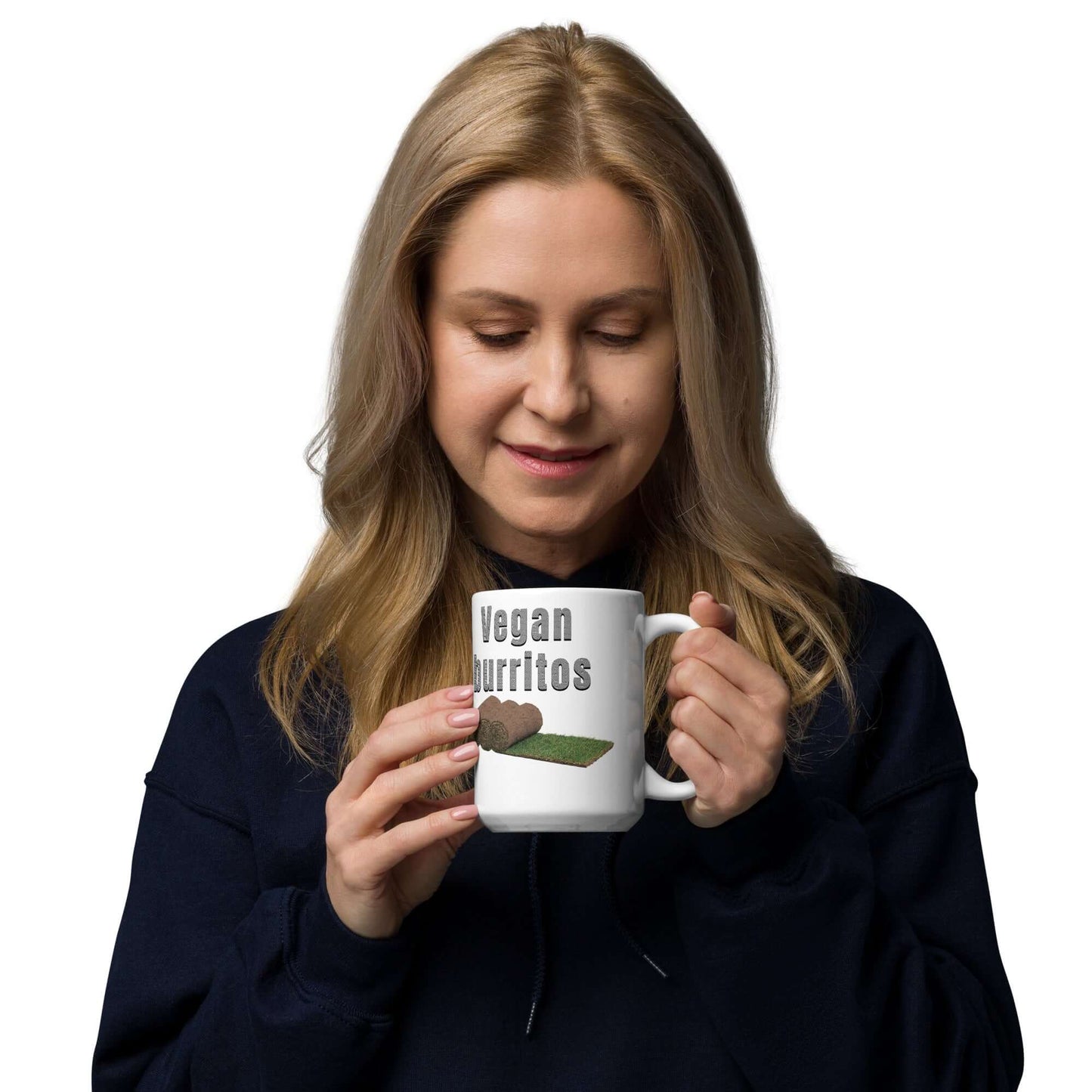 Vegan Burritos - White glossy mug