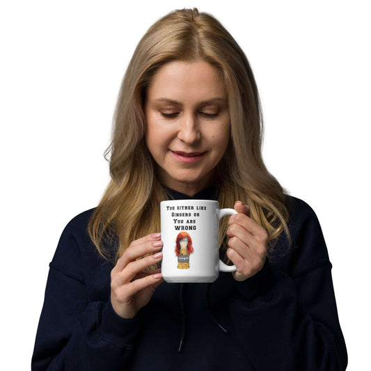 You either like gingers or you are wrong - White glossy mug