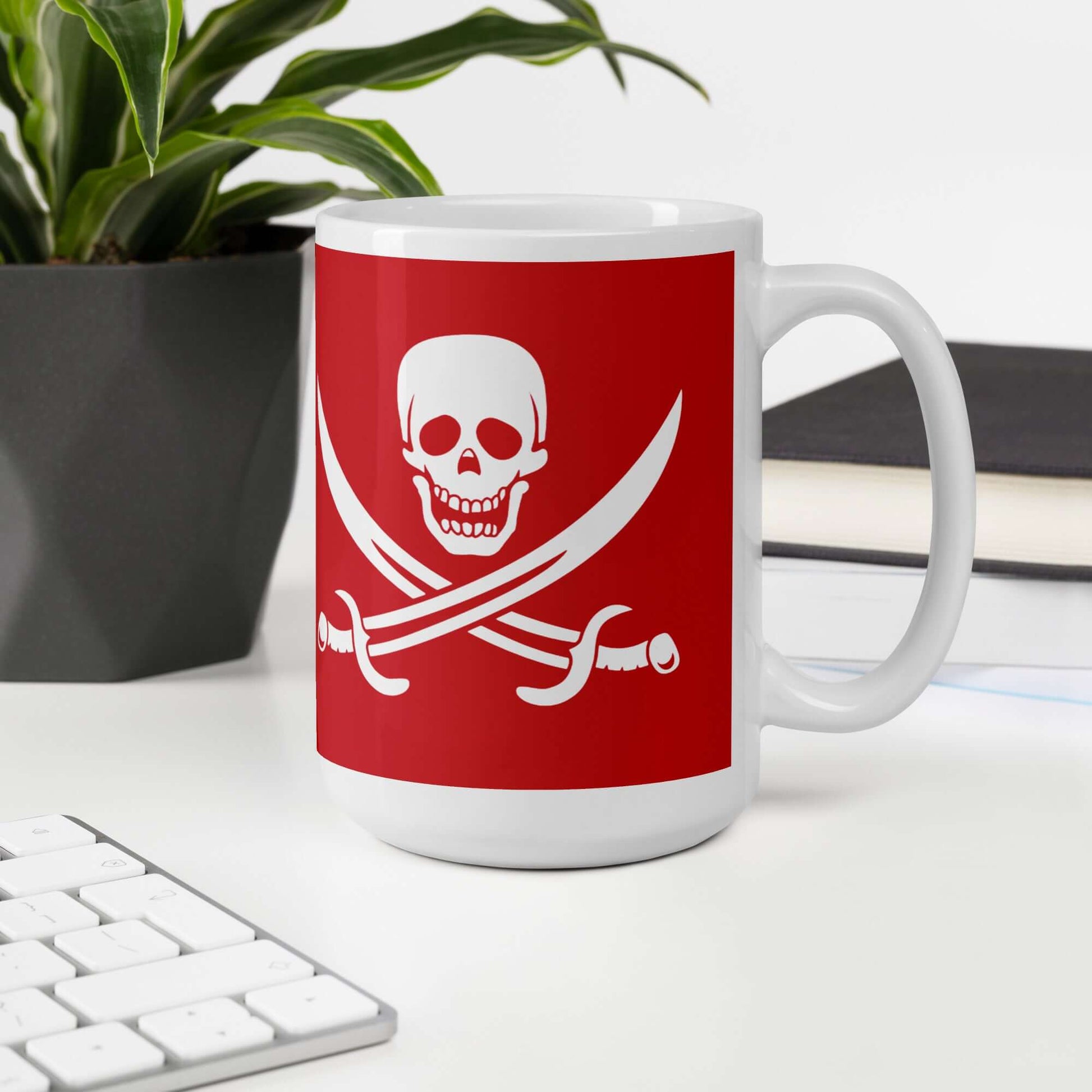 Pirate Mug - No Quarter. All Caffeine Coffee Addiction Coffee Beans Coffee Break Coffee Humor Coffee is Life Coffee Lover Coffee Shop Coffee Snob Coffee Time Espresso FB Funny Quotes Humor Java Latte Mocha Morning No quarter pirate pirate flag pirate mug Procaffeinating Sarcasm Wordplay