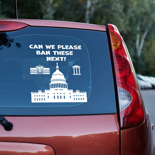 Can we please ban these next Vinyl decal decal stickers Decals for cars Decals for Trucks decals for tumblers minivan sticker SUV decals TikTok TikTok ban truck decals window decal car Window decals window decor