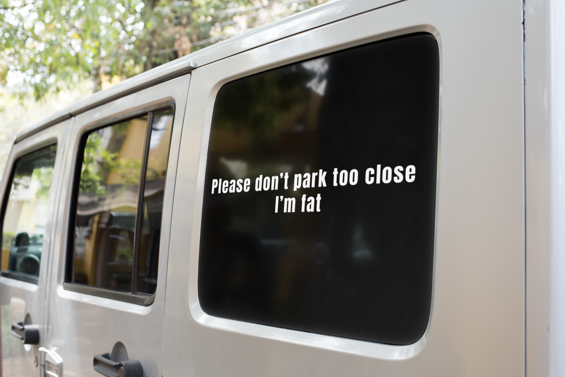 Please don't park too close, I'm fat - Vinyl decal All car decal car sticker Die cut stickers door decal FB funny sticker funny stickers Kiss cut stickers meme sticker Peel and stick stickers sticker Sticker design stickers Vinyl decals vinyl sticker Vinyl stickers water proof sticker window decal window sticker