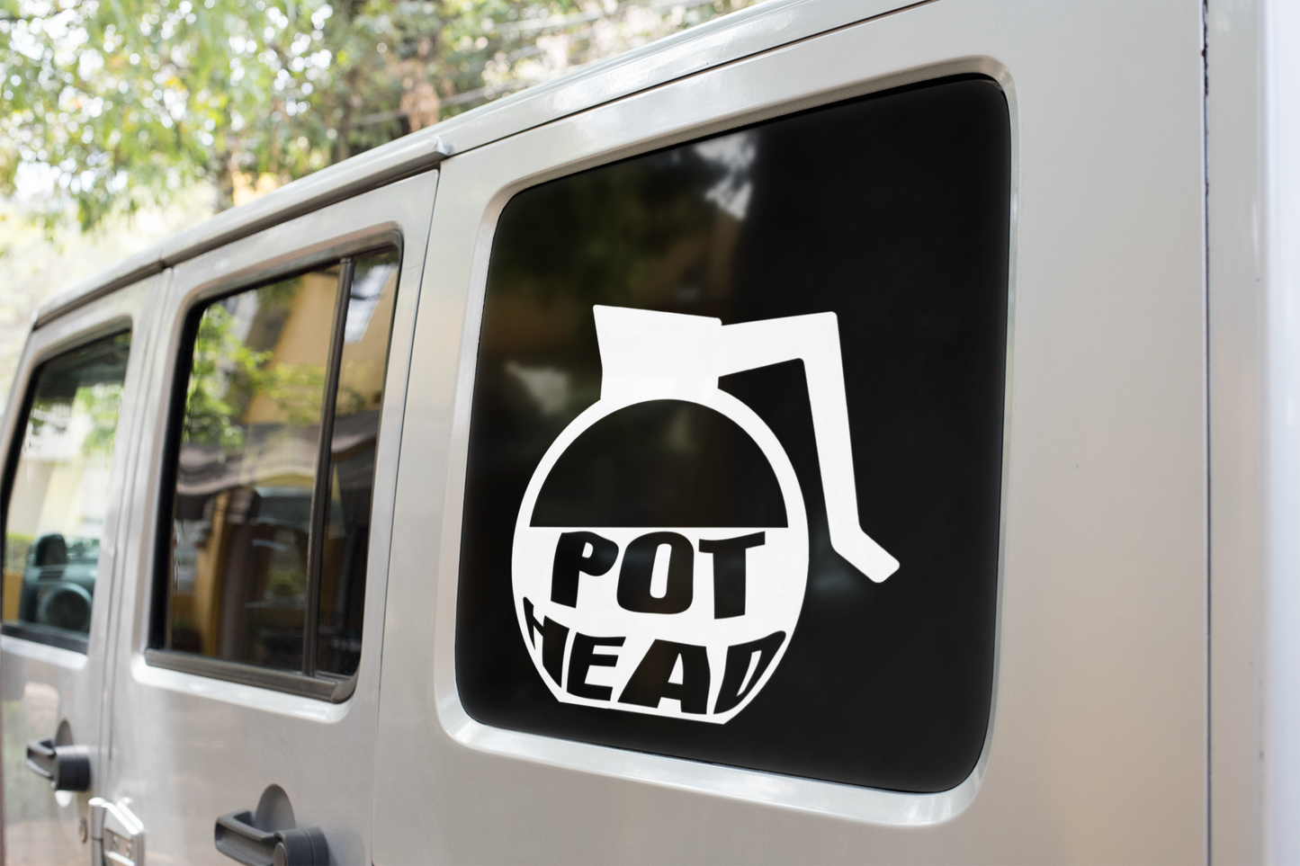 Pot Head - Vinyl sticker