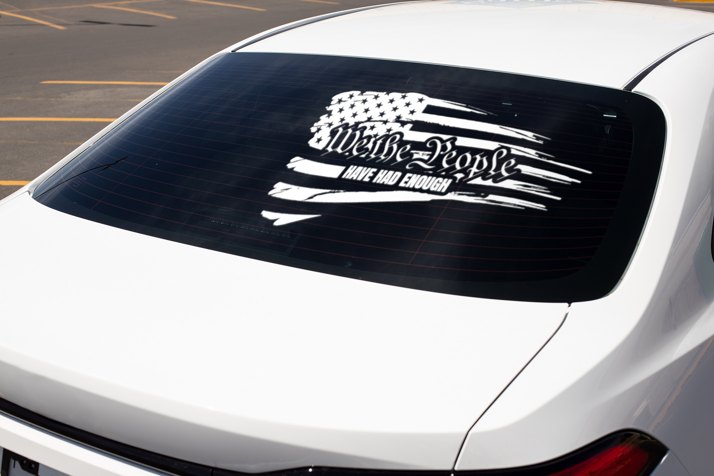We the People have had enough Vinyl decal 2A Car Window Decal Gift For Her Him laptop decal liberty truck decals truck decals country truck decals for men van decals