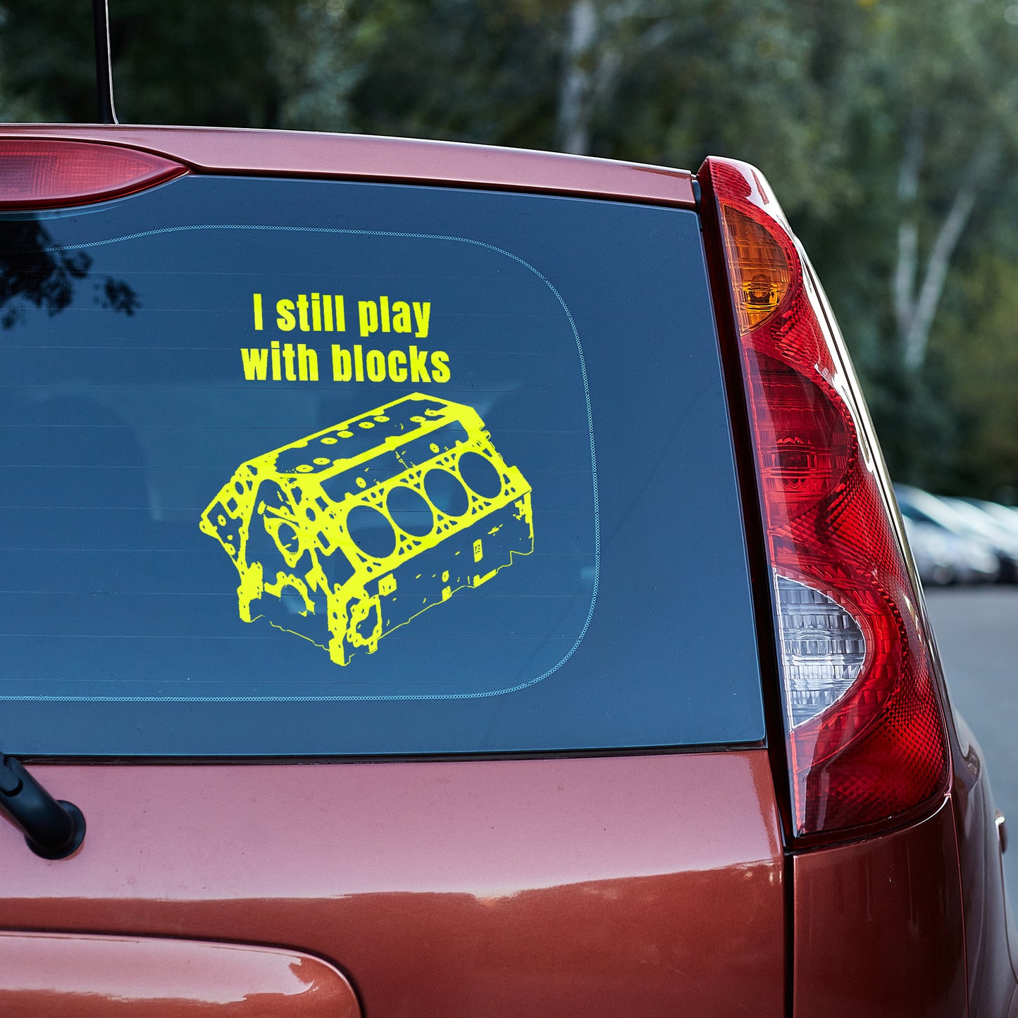 I still play with blocks Vinyl decal All car decal car guy gift car lovers engine block FB mechanic gift Muscle Car Truck decal van decal Vinyl decals vinyl sticker Vinyl stickers window decal window sticker