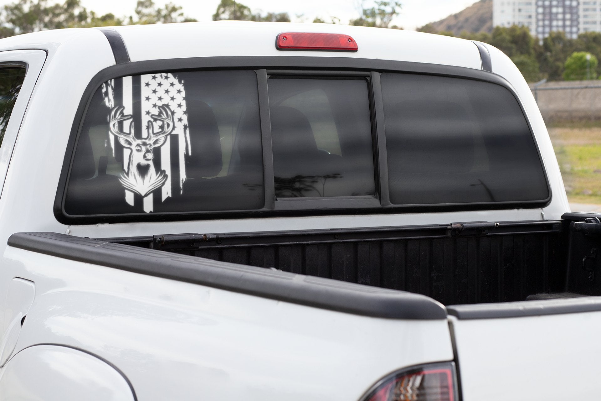 American Deer - Vinyl decal All boss gift car decor dads day gift FB gift for dad gift for grandpa gift for her gift for him gift for husband gift for mom gift for sister gift for wife moms gift Unique gift Vinyl Vinyl decals vinyl sticker Vinyl stickers window decal window sticker