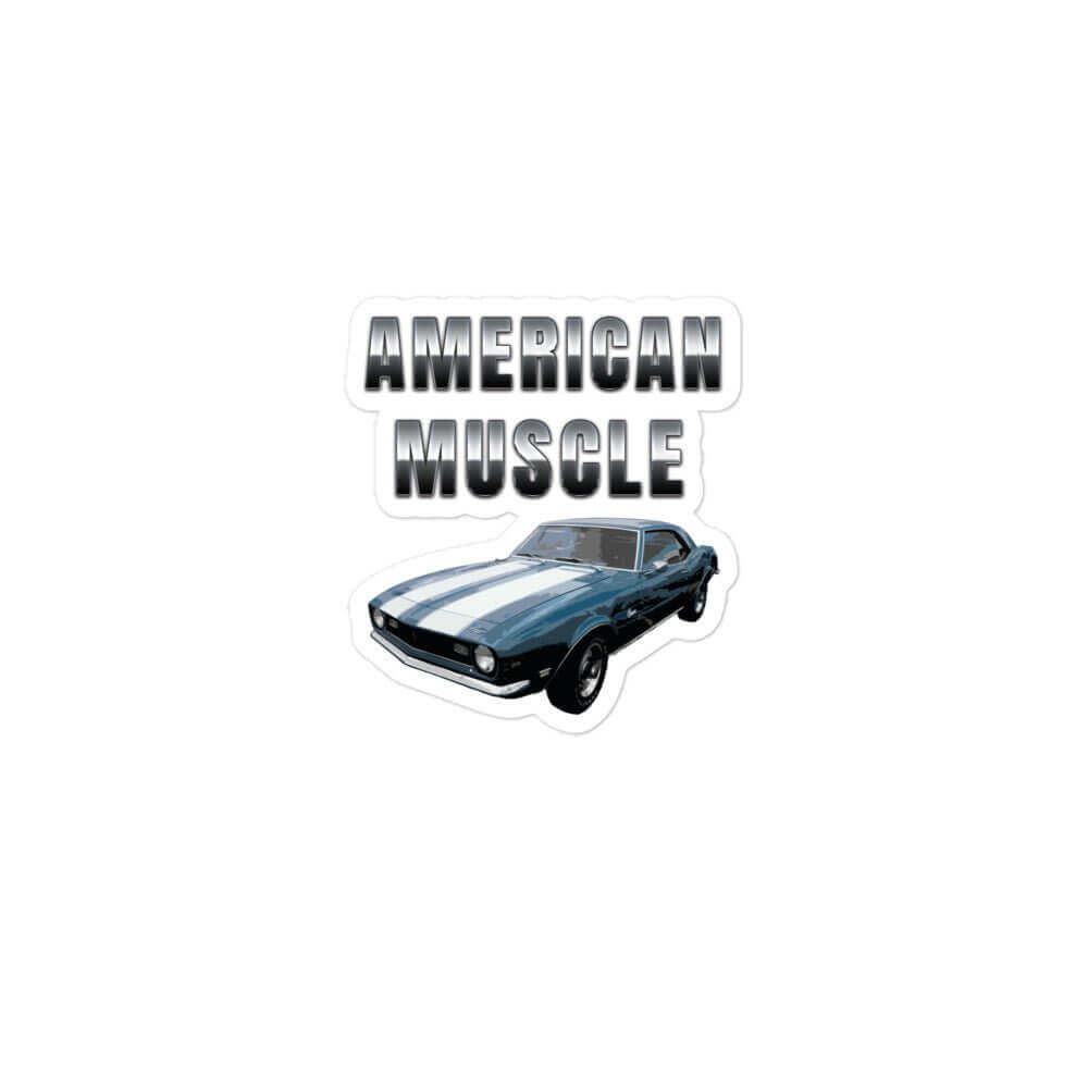American Muscle - Chevy Camaro Z28 - Bubble-free stickers All American Muscle chevrolet chevy FB Muscle Car sticker water proof sticker z28