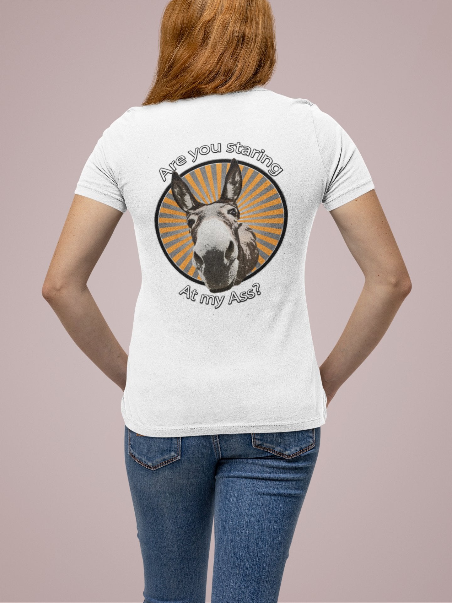 Are you staring at my ass? Unisex T-Shirt All ass christmas Christmas gift cute ass dads day gift donkey FB gift for dad gift for grandpa gift for her gift for him gift for mom gift for sister gift for wife little donkey moms gift Unique gift