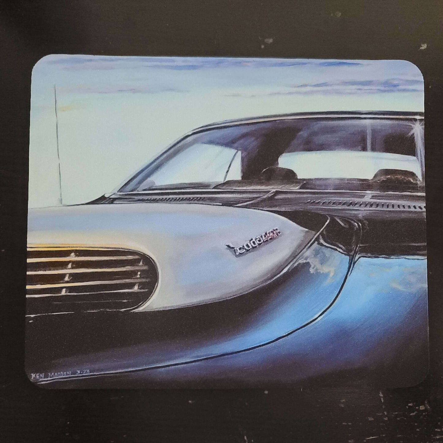 CUA 440 6 - Mouse pad 6 pack American Made american muscle CUDA 440 CUDA 440 6 pack made in america muscle car plymouth six pack